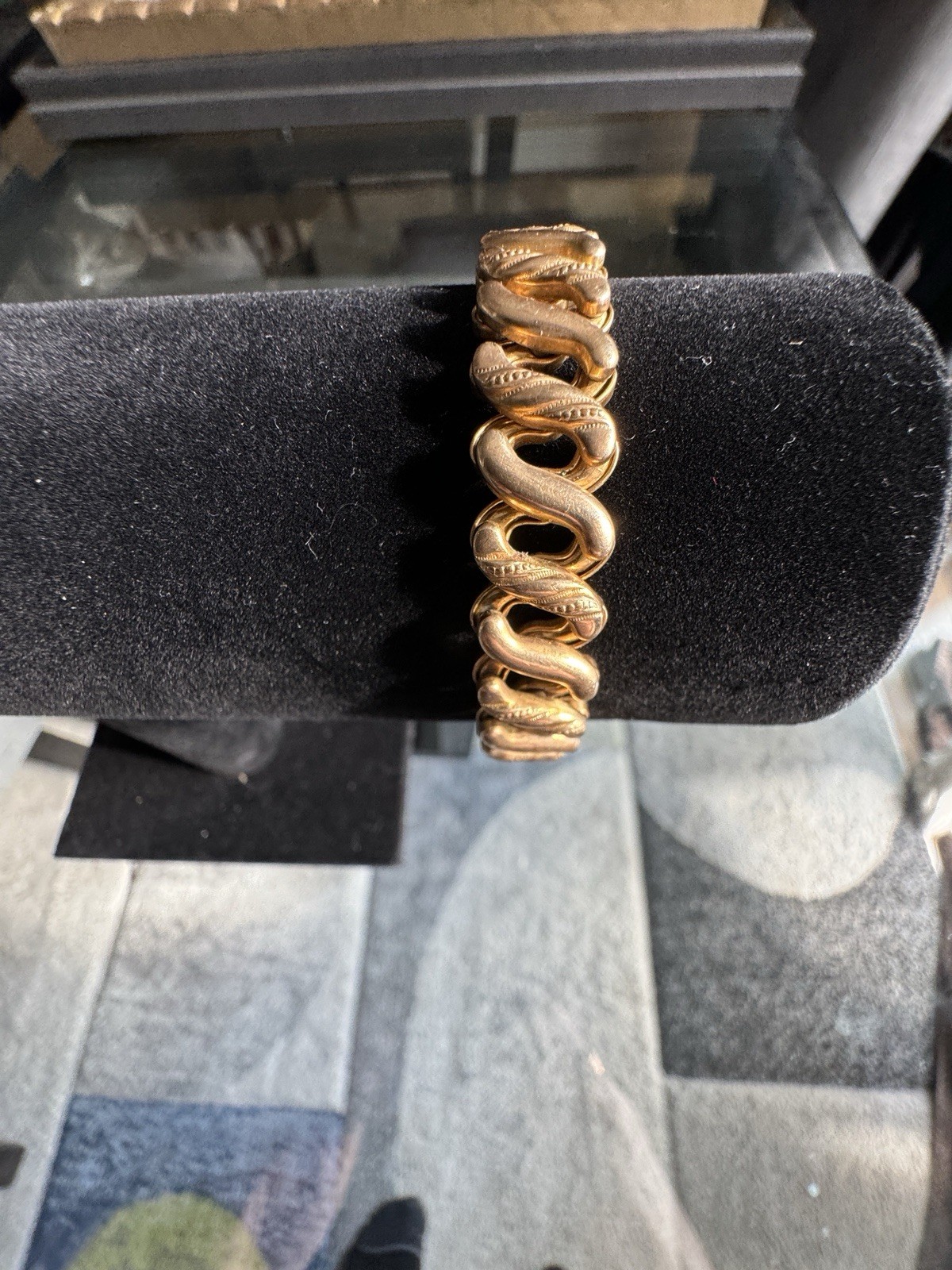 Vintage The DFB Co. Carmen Sweetheart Expansion Bracelet Made in USA 4×0
