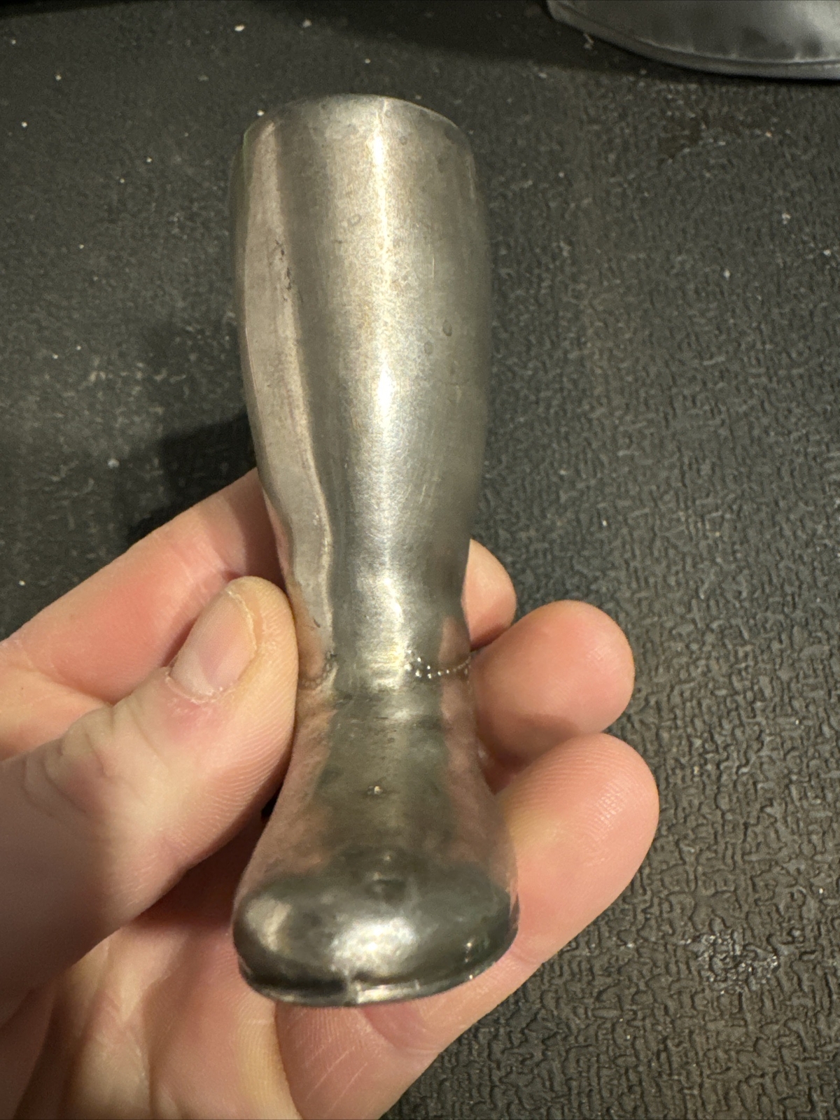 Silver Plated Cowboy Boot England Made Collector 11oz Western Paperweight GIFT