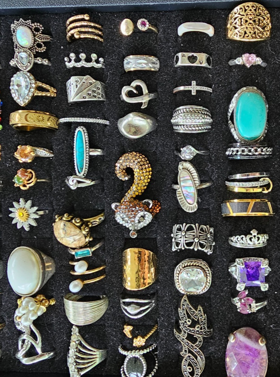 HUGE Vintage & Modern 392 Piece Ring Lot – Perfect for selling individually!