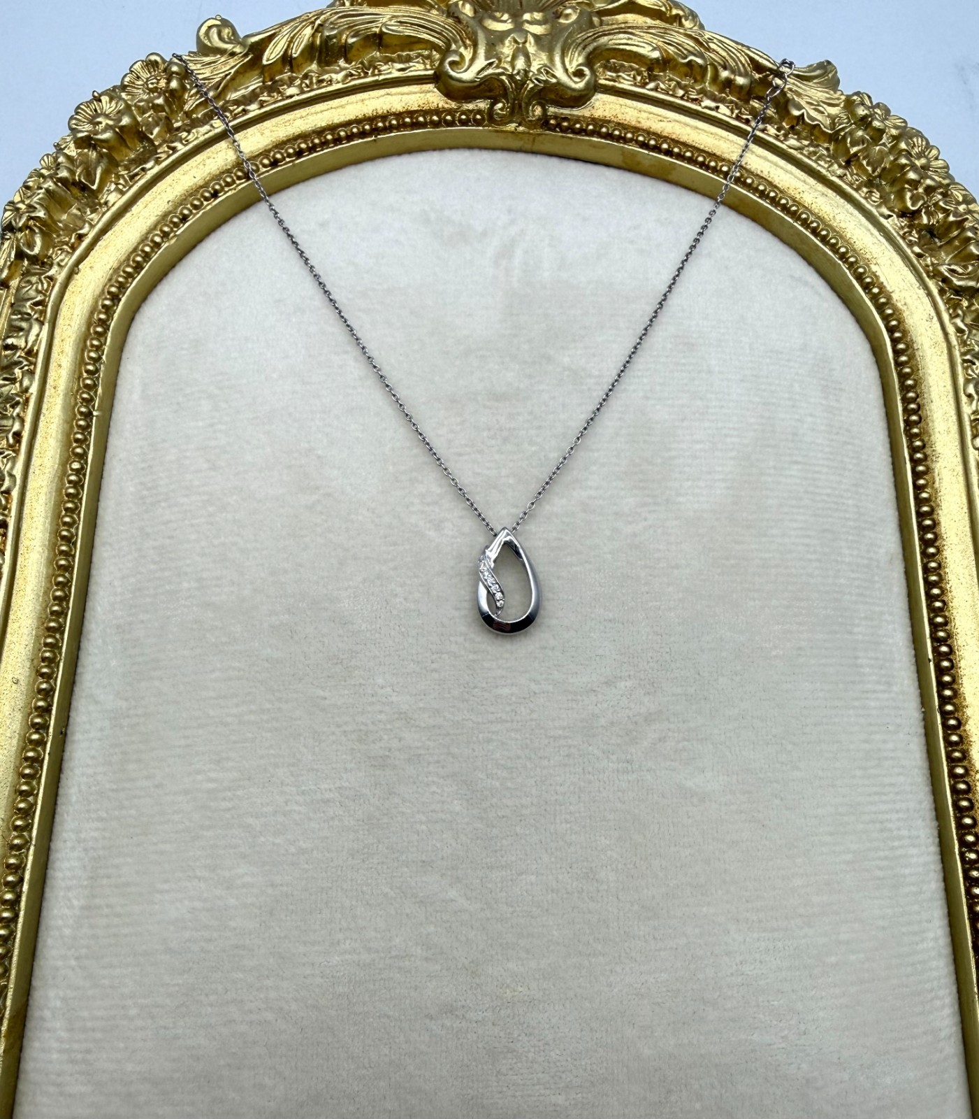 Sterling Silver 0.35ctw Diamond Necklace