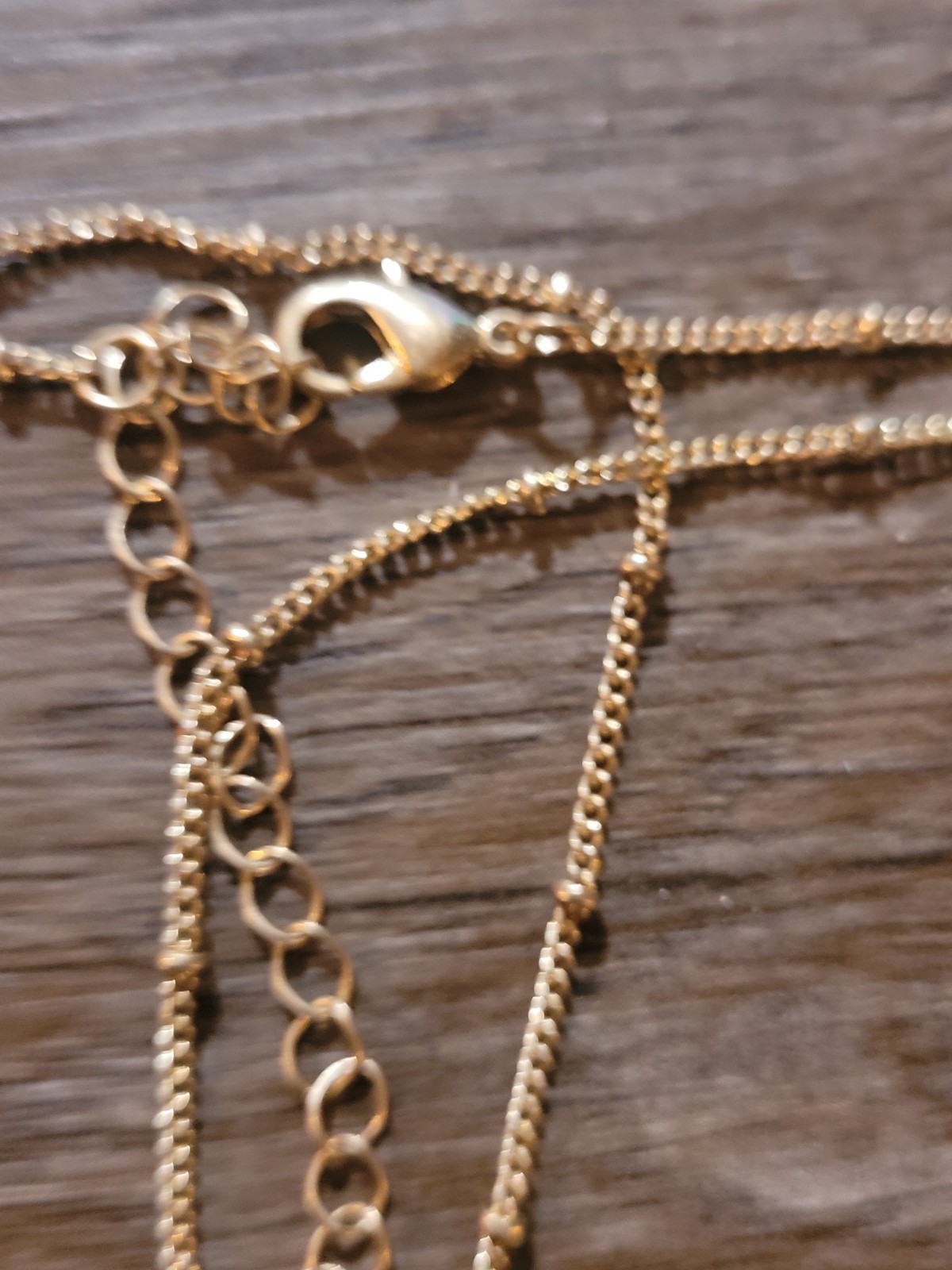 Lot of 3 Gold Tone Fringe Pendant Necklaces Costume Jewelry Vintage to Modern