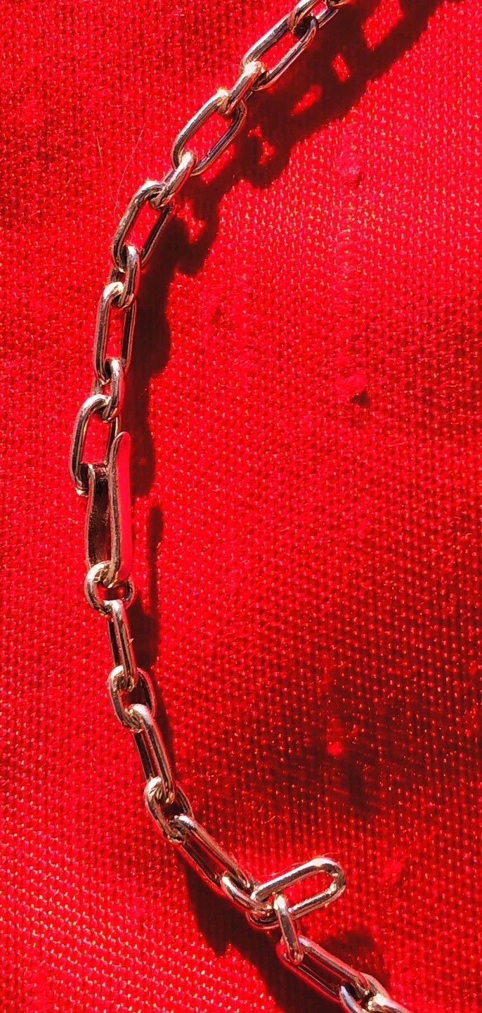 Large 64g 900 Silver Inca Dangle Pendant Necklace Handcrafted Tribal Pattern.