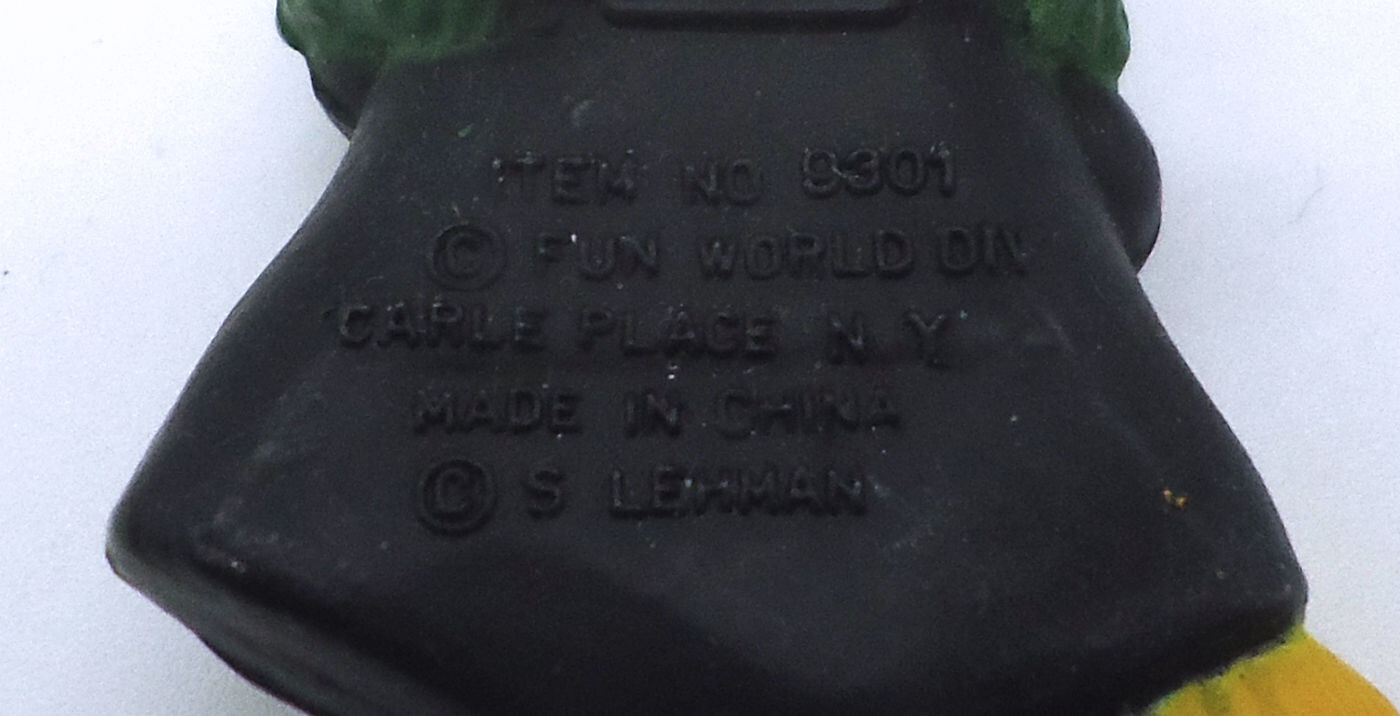 Vintage Fun World Carle Place NY Witch Pin