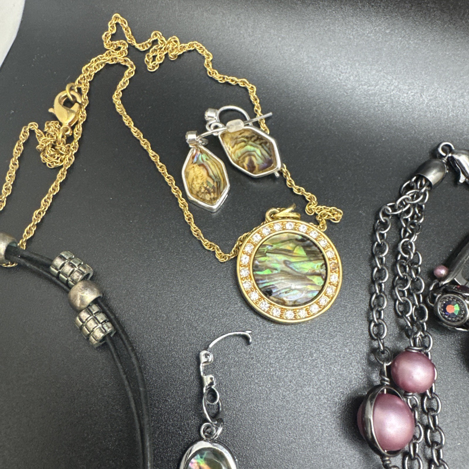 Vintage Costume Jewelry Lot Matching Necklace Earring Sets Boho Statement