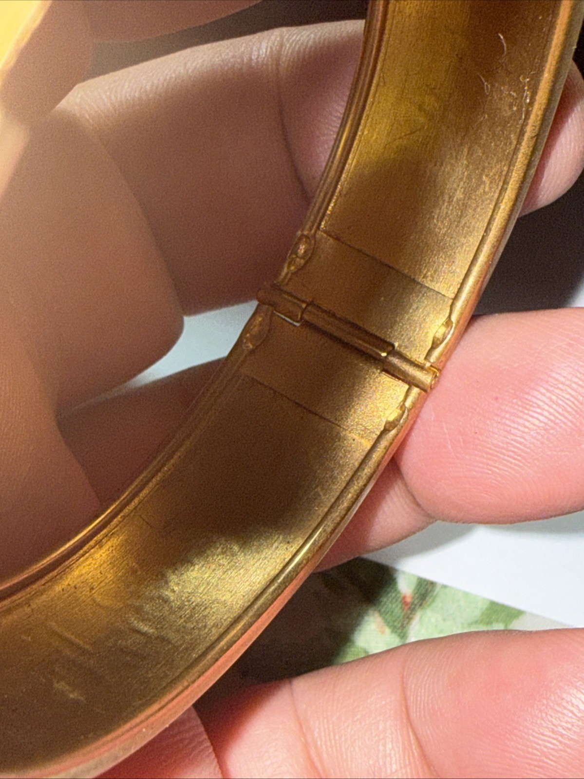 Bracelet Gold Filled 100 Year Old 6.5” 15mm Wide Antique Unmarked