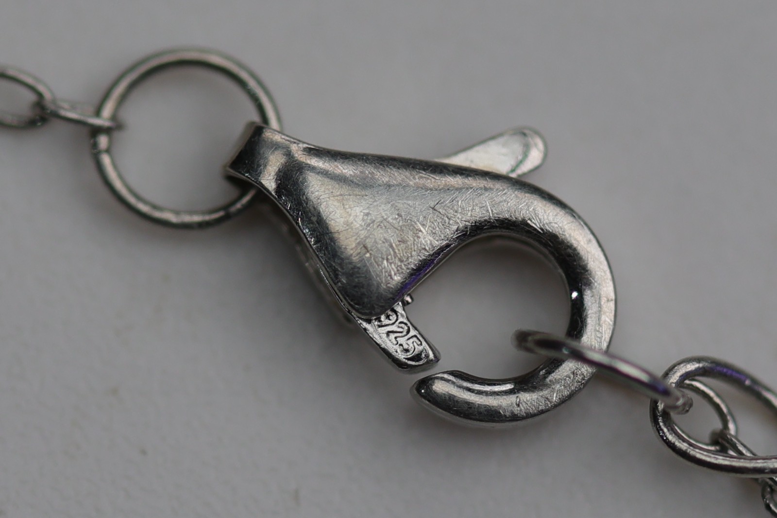 Elephant Pendant with Gemstones Dangle Bracelet Sterling Silver