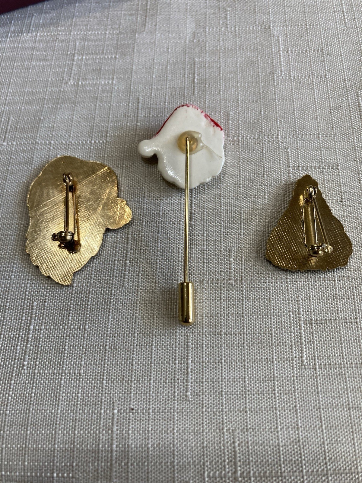 Vintage Holiday Pins, Collection of 3