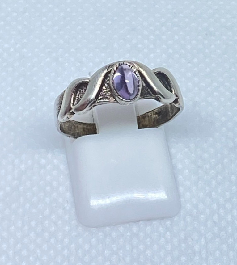 Rings Silver 875 Size 8 . Weight 2.7 g. Soviet Vintage Jewelry USSR
