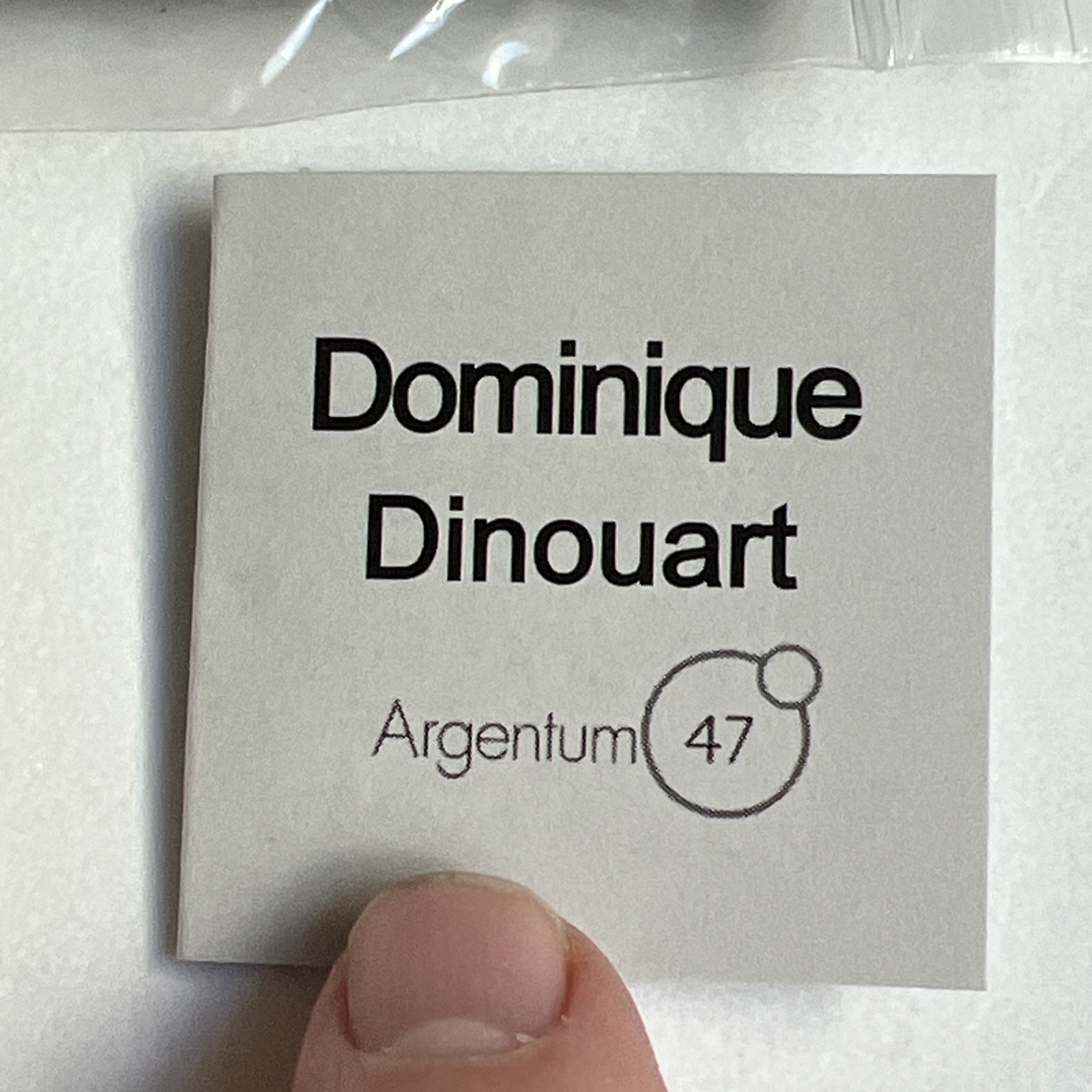 Vintage Dominique Dinouart 925 Pendant Pink Rhodonite #JM20