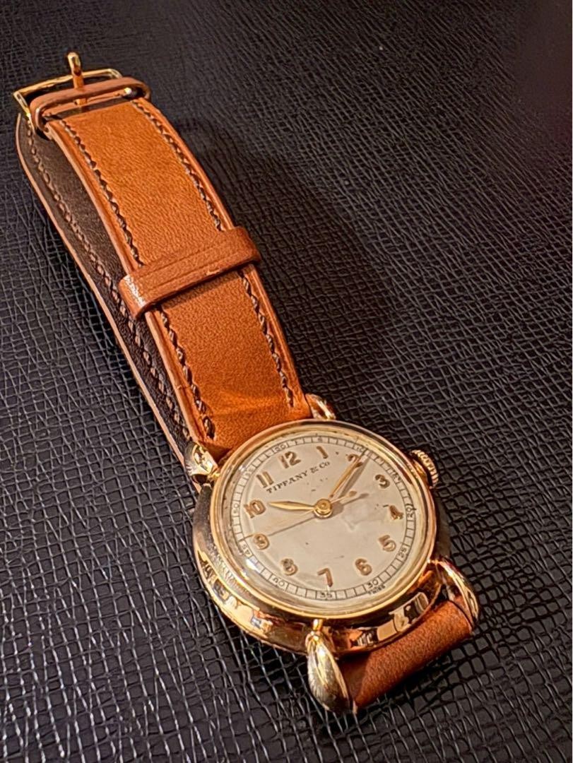 Tiffany & Co By IWC 14K Solid Cal.60 Vintage Hand-wind Watch