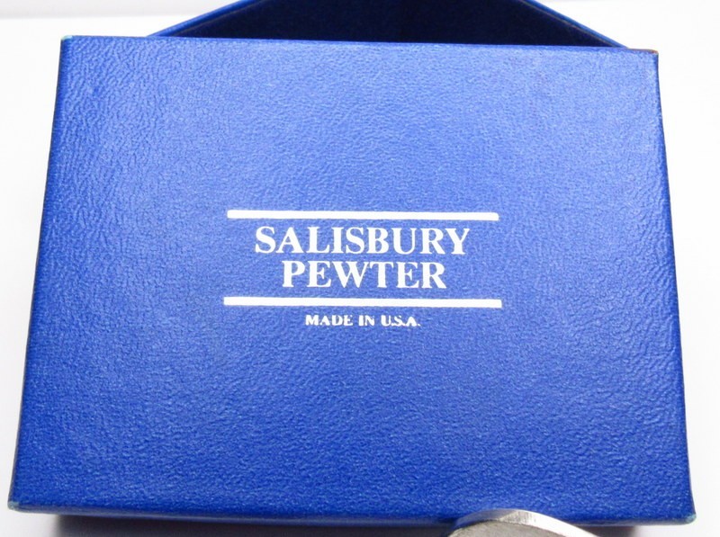 Vintage Salisbury Pewter Bracelet Floral April