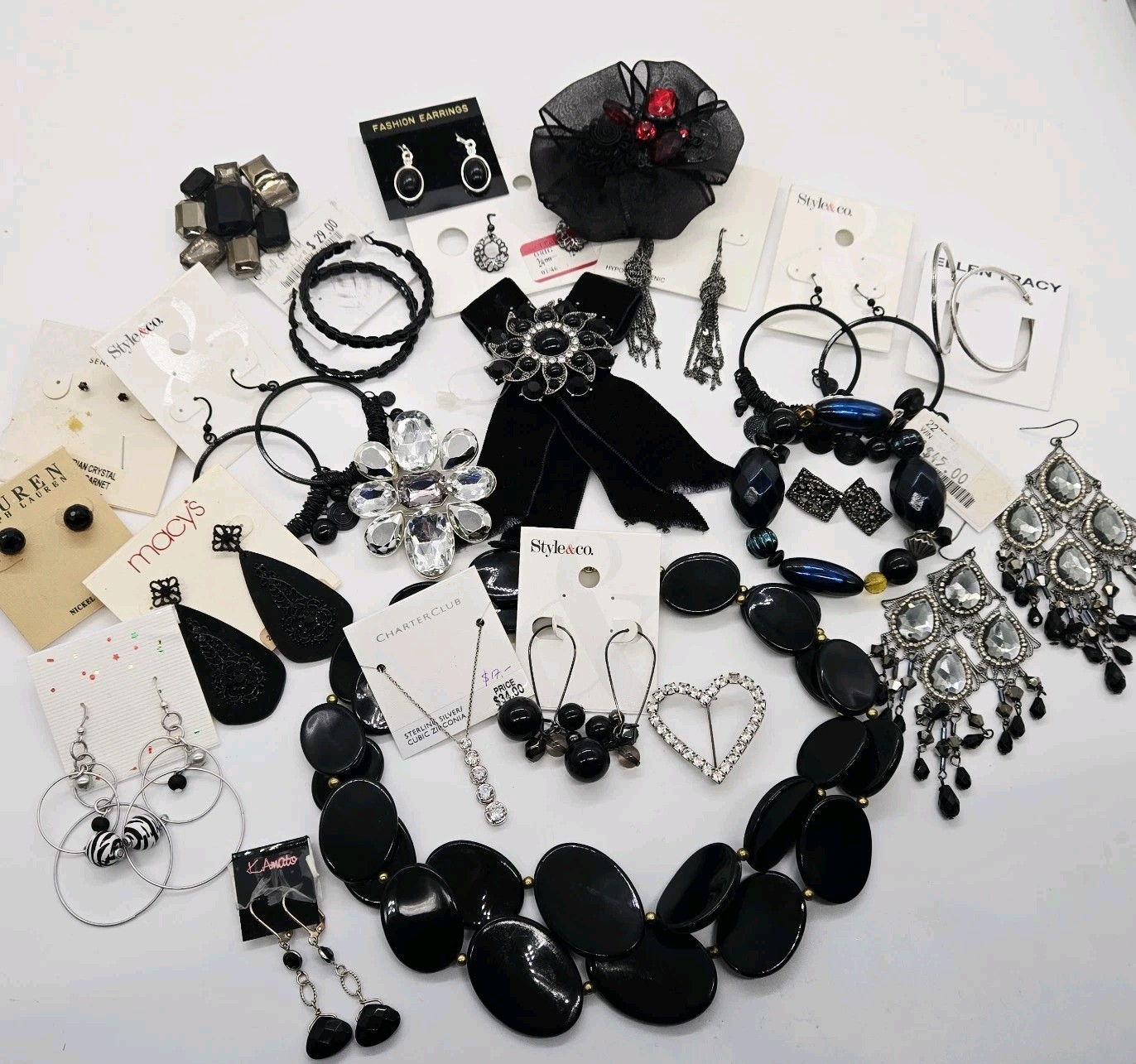Designer Jewelry Lot Signed Unsigned 5 Pounds Over 71 Pieces Vintage Costume