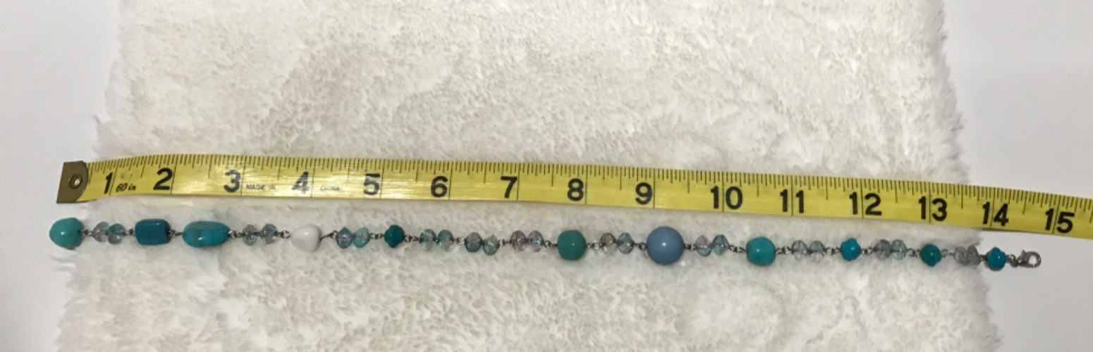 Vintage 15 Pieces Faux Turquoise Costume Jewelry Necklace Earrings Bracelets