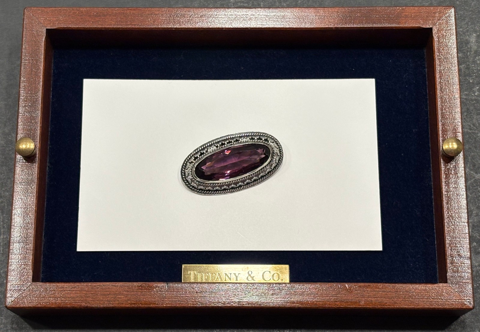SVERDLOVSK JEWELRY FACTORY SOVIET VINTAGE ca.1963 STERLING SILVER 875 BROOCH 14g