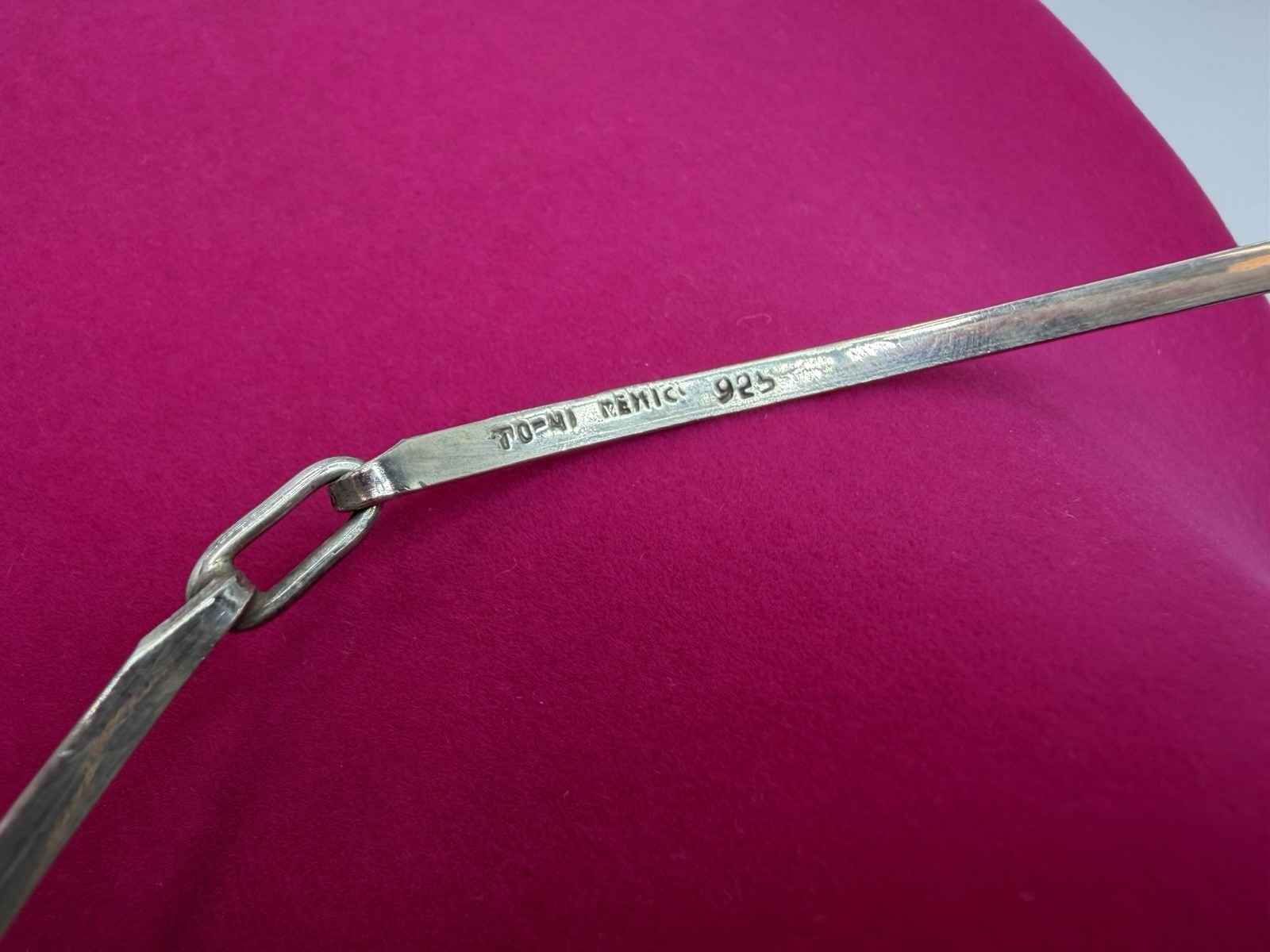 Vintage Sterling Silver 925 Collar Torque Necklace 12 grams approx. Mexico