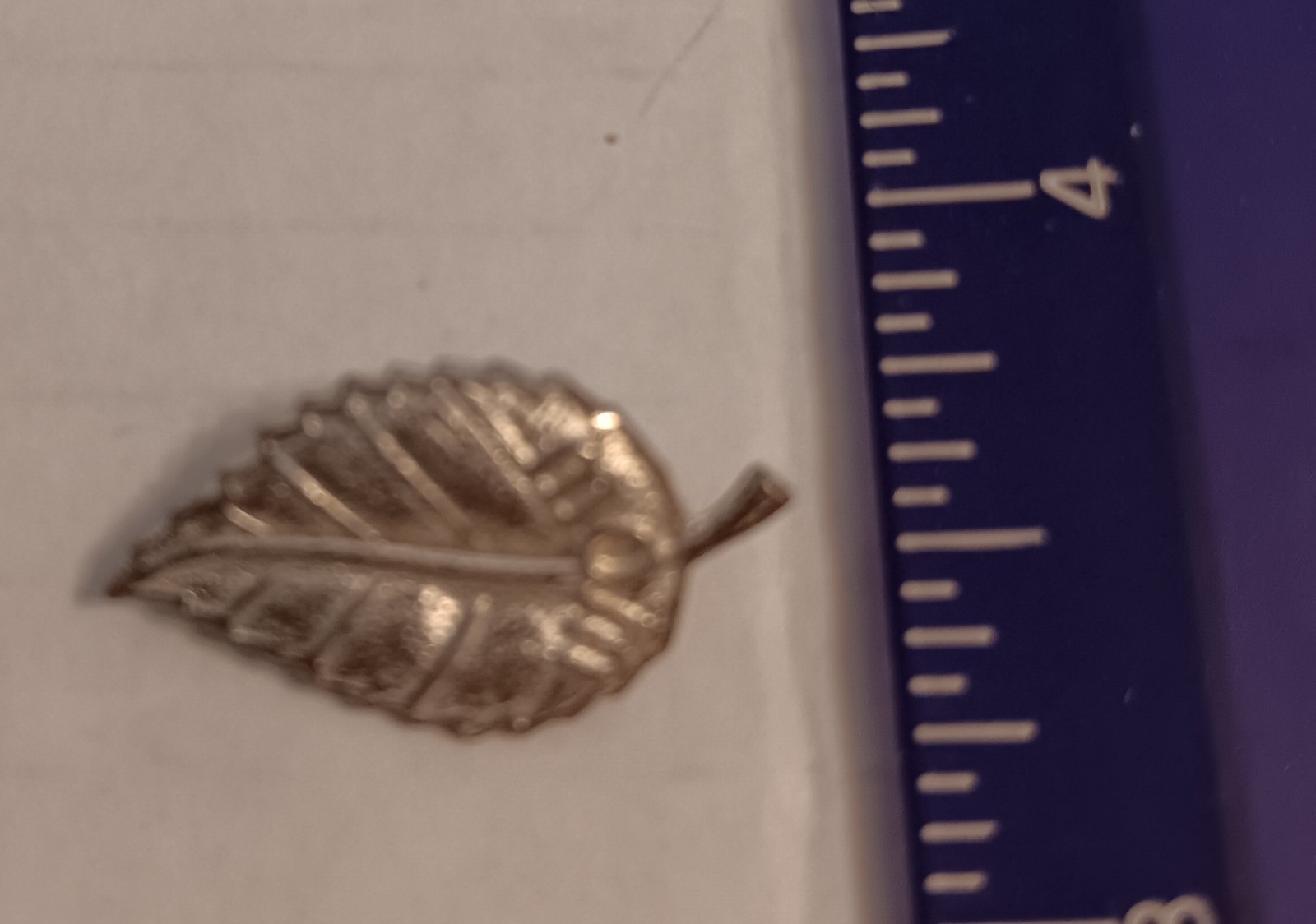 Cute ceramic ” Proud Mom ” Brooch And Small Silver Tone Leaf “Mom” Pin