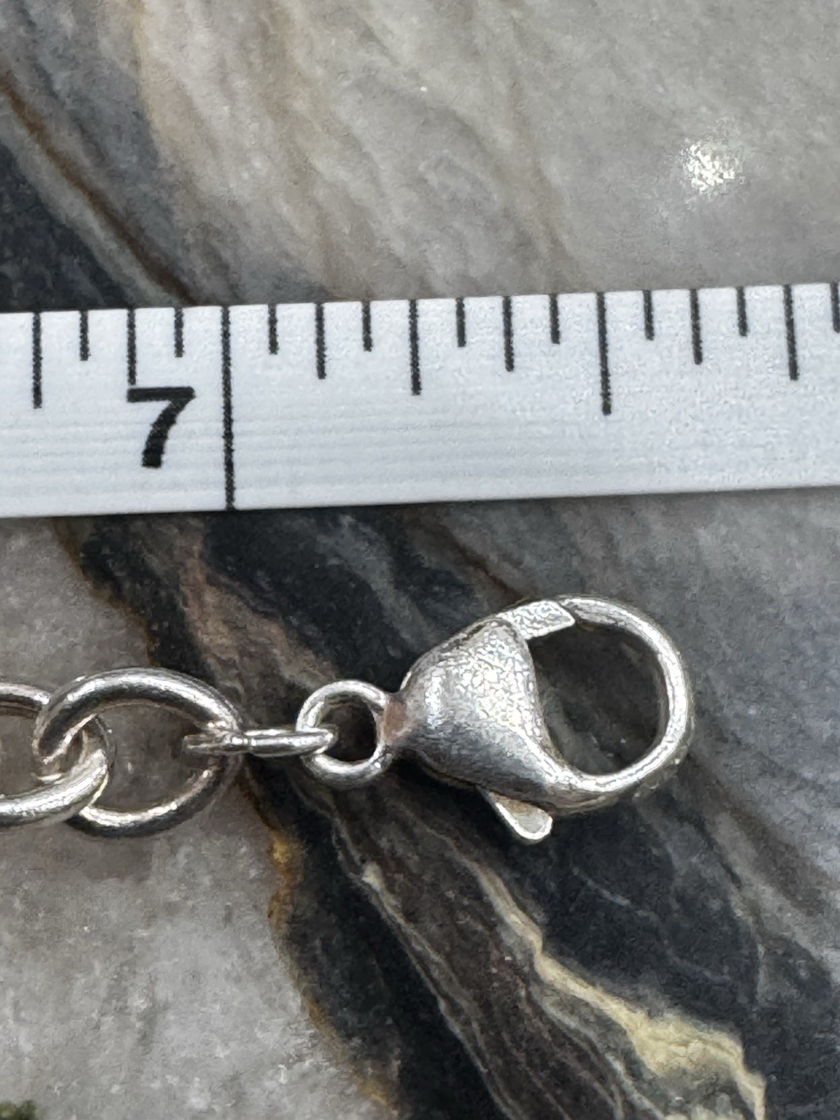 Vintage 925 Sterling Silver Double Rolo Link Chain Bracelet 7.5” 10.6g Classic