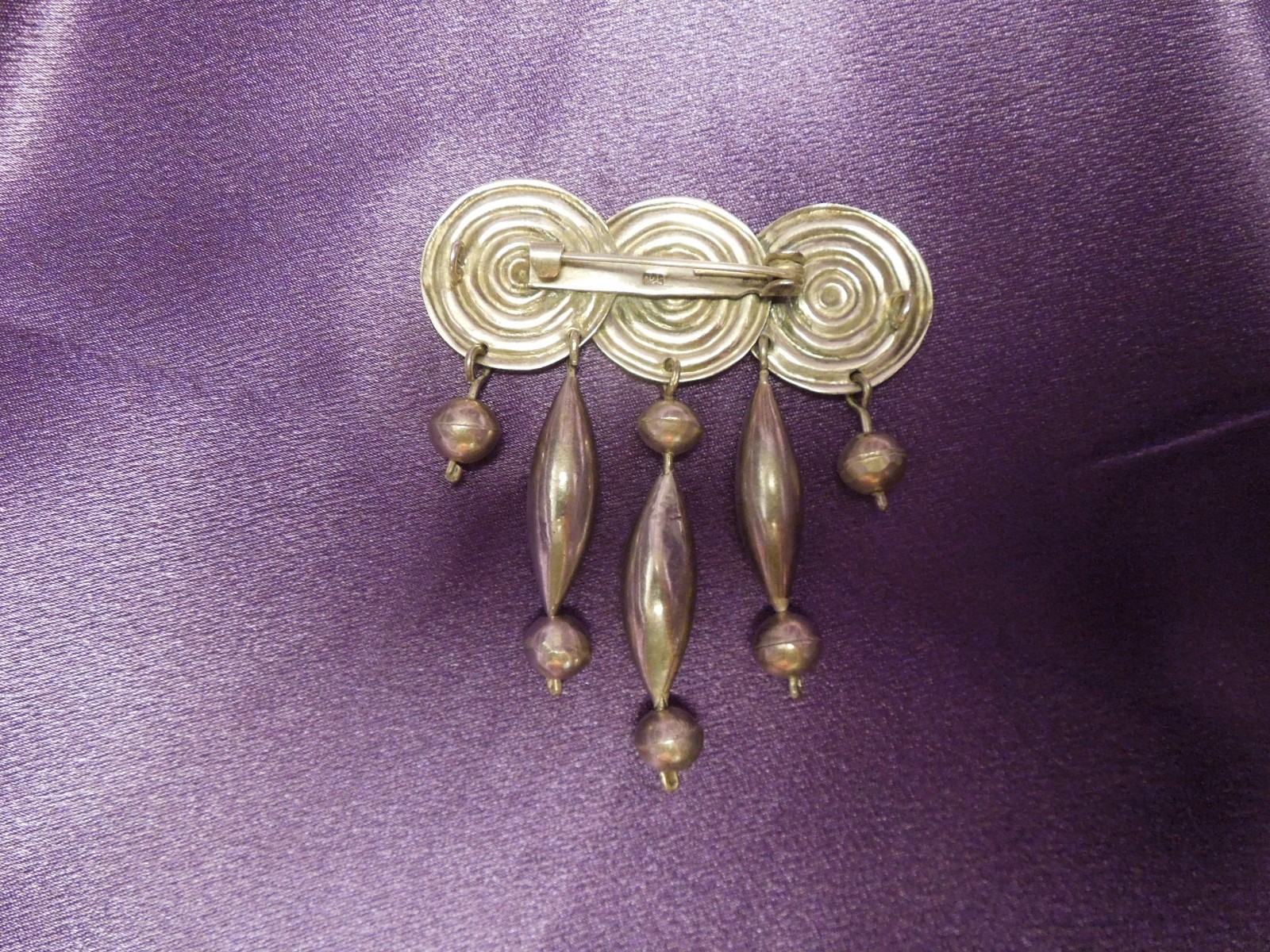 Vintage Sterling Silver Dominique Dinouart DDD 925 Geometric Modern Pin Brooch