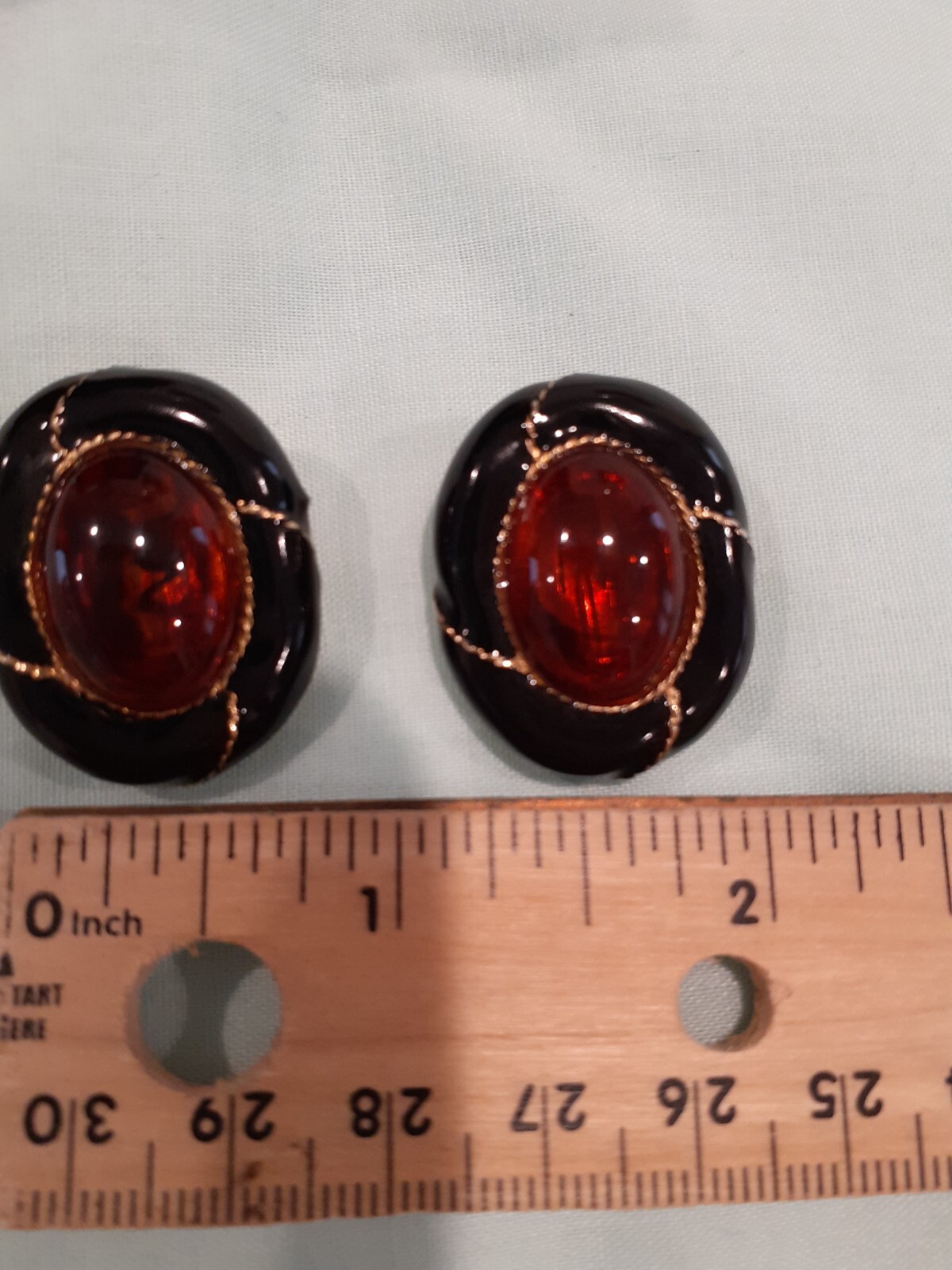 Vintage Gay Boyer Clip On Earrings