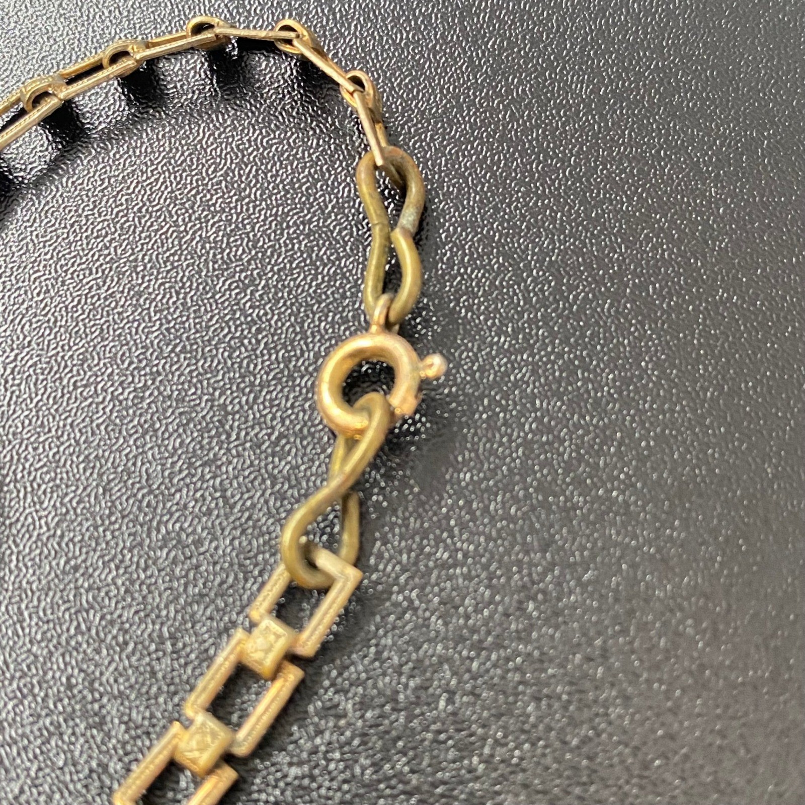 Womens Bracelet 6.5 Copper Tone Lord’s Prayer Plaque Vintage Religious Brass