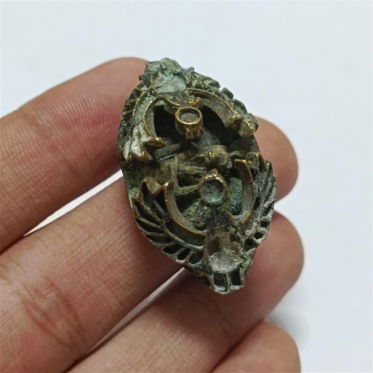 Vintage Handmade Bronze Ring, Rare Ornate Collectible, Unique Statement Jewelry