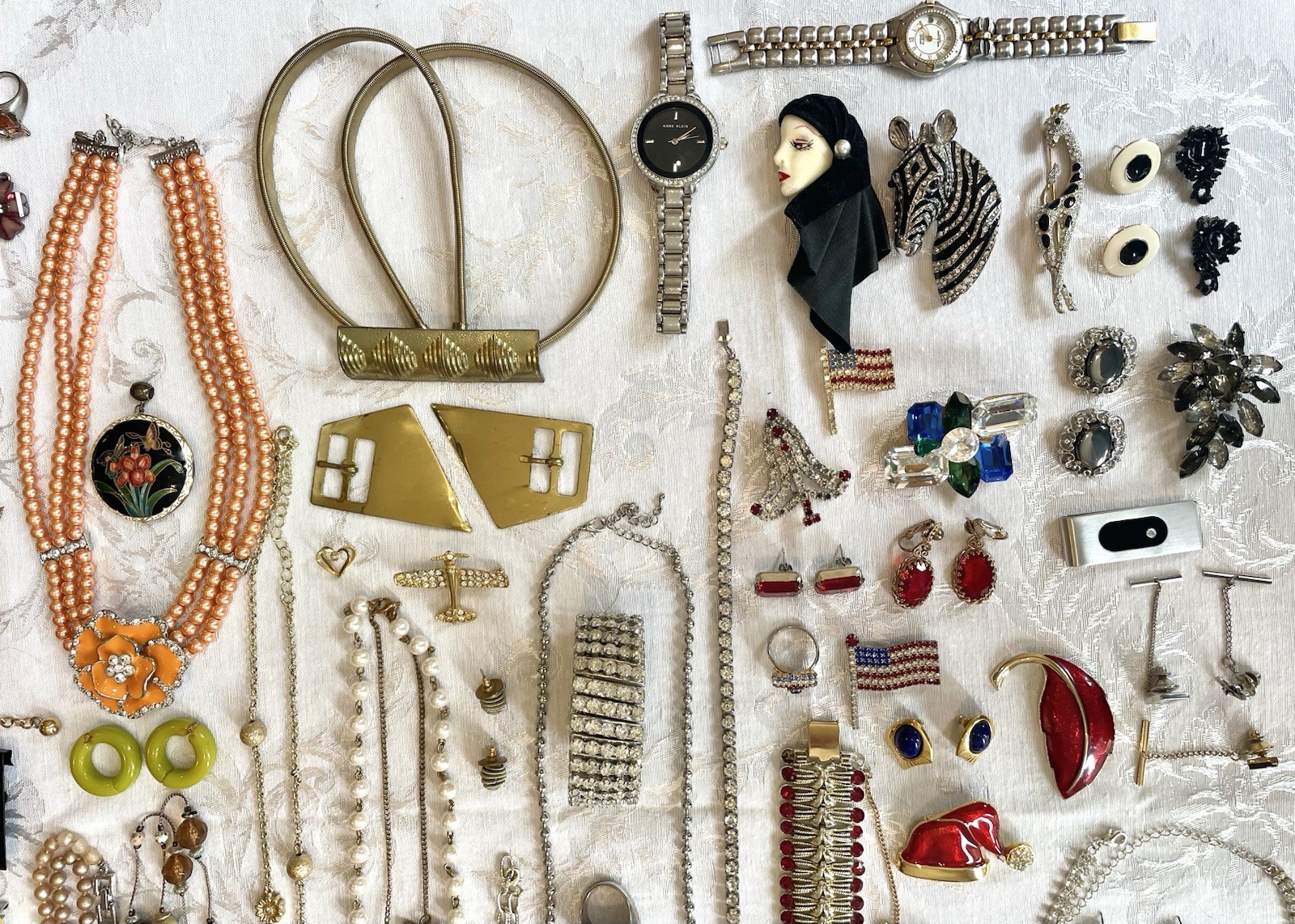 Large Lot 130+ Pc VINTAGE & ANTIQUE Jewelry Signed/Unsigned Coro Mixed Lot