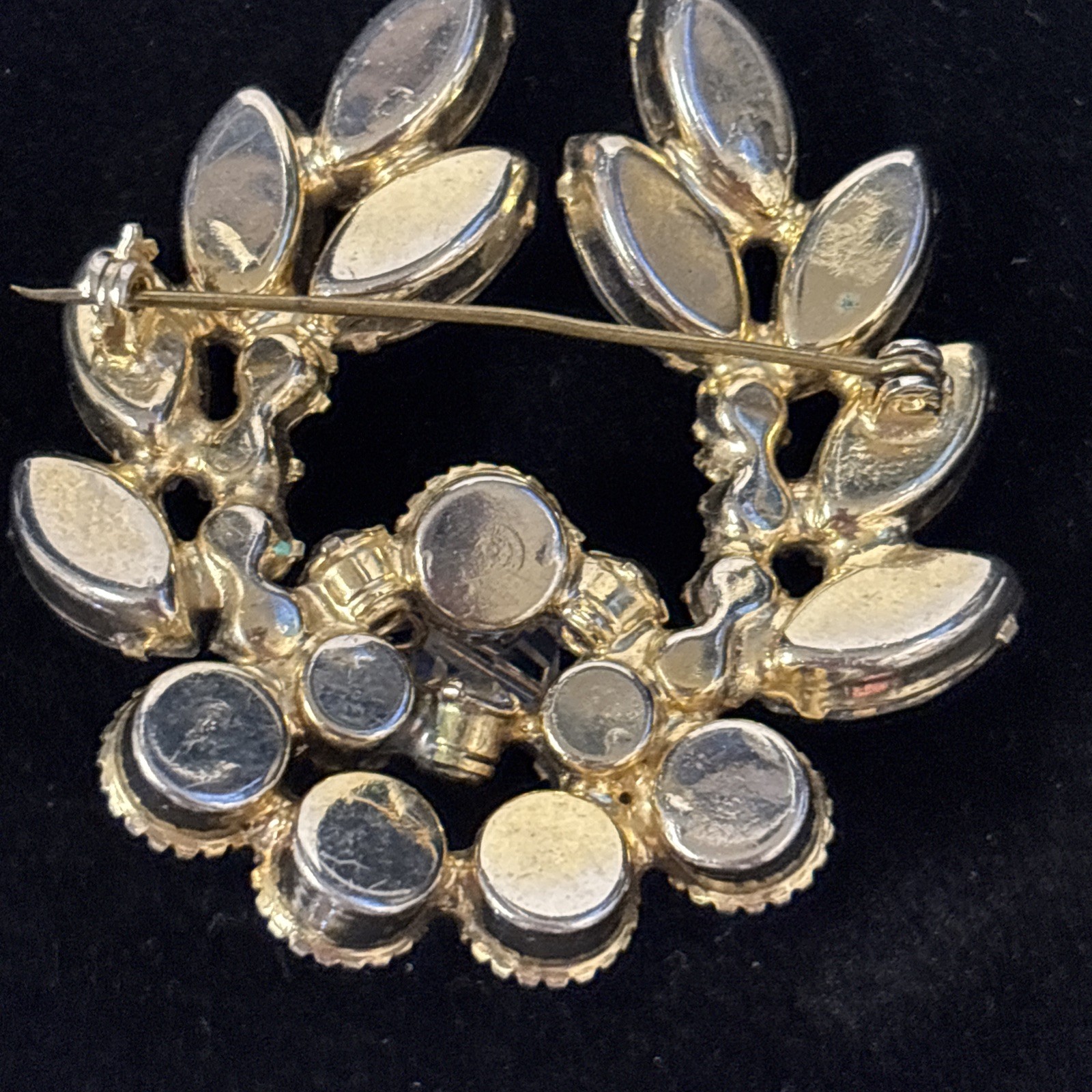 DeLizza & Elster Juliana Jewelry Set Brooch Earrings Verified 1950s Horseshoe