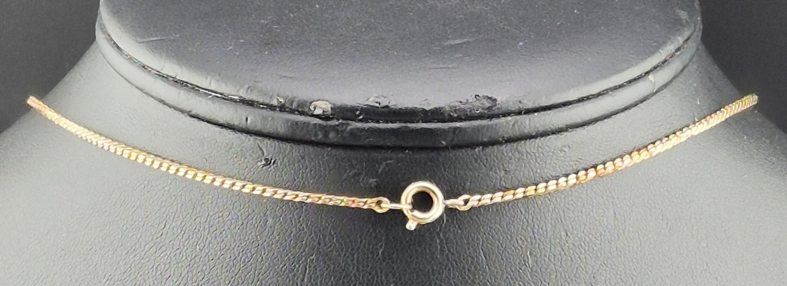 Vintage Van Dell 1/20 12k Gold Fill Leaf Collar Choker 16″ Necklace