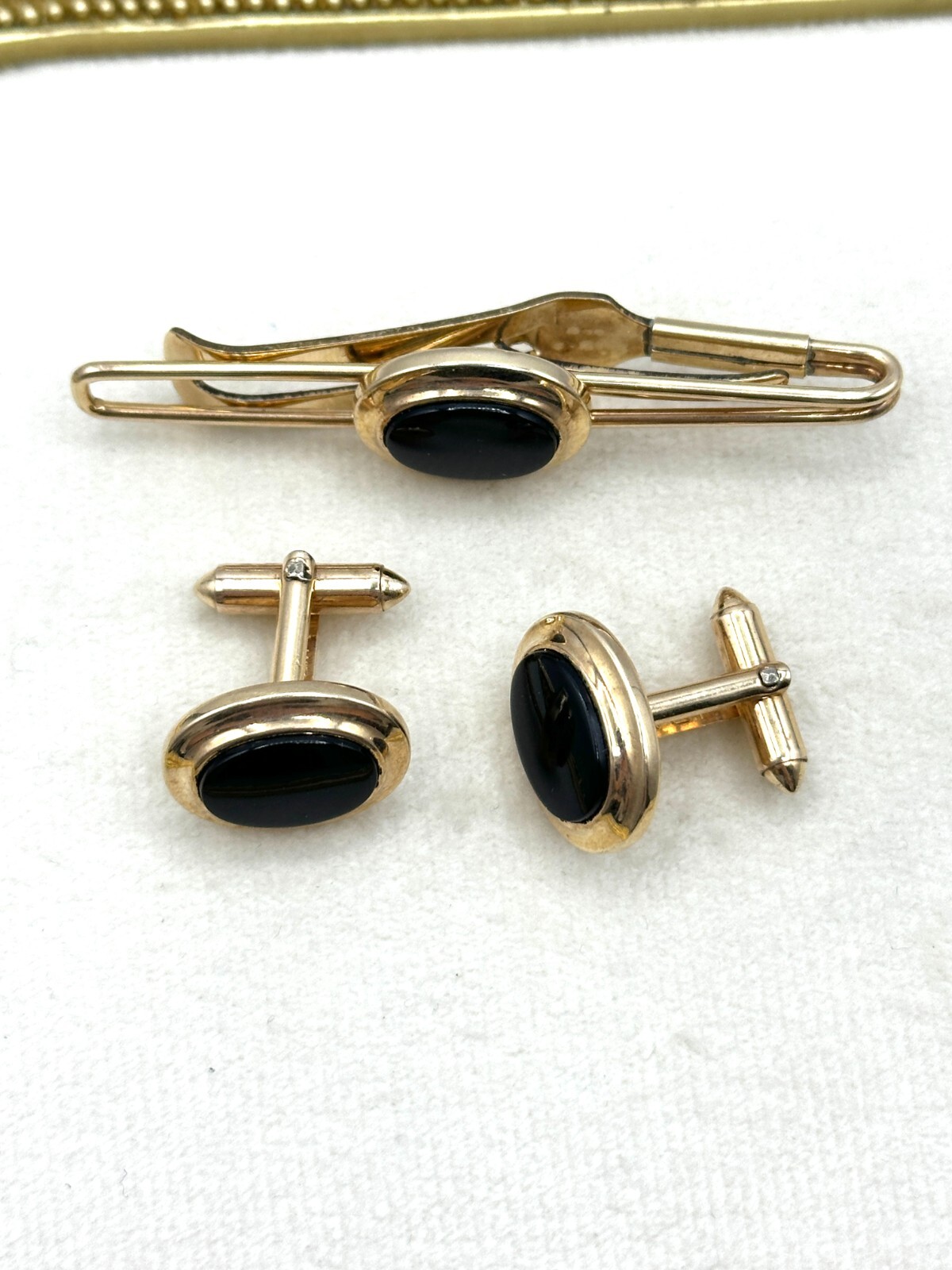 Vintage Tie Clip and Cufflink Lot 60s-80s