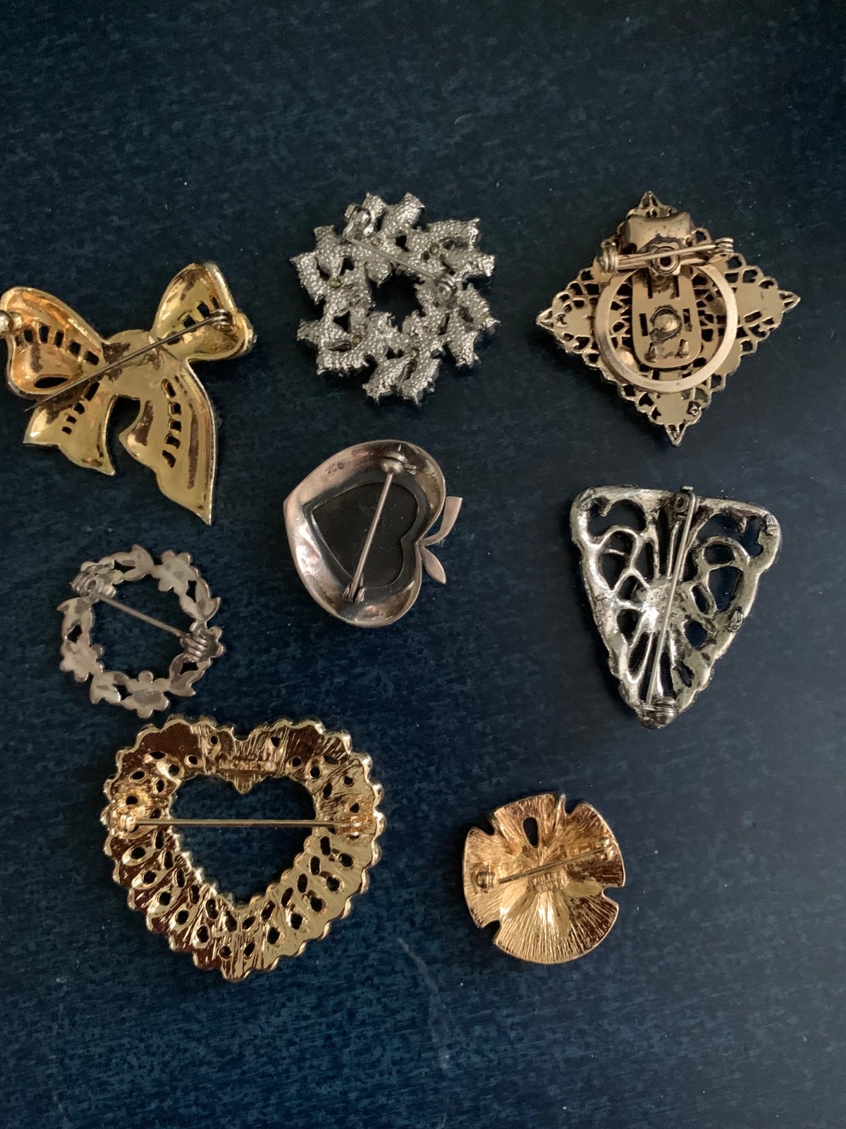 Lot 10 Assorted Pins Monet Avon