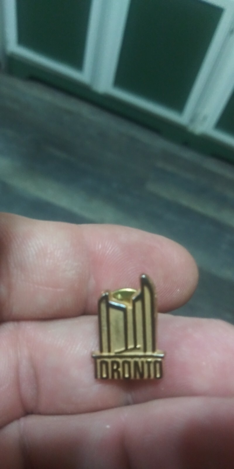 Vintage Brass Toronto City Skyline Buildings Brooch Pin Souvenir FAST SHIPPING!
