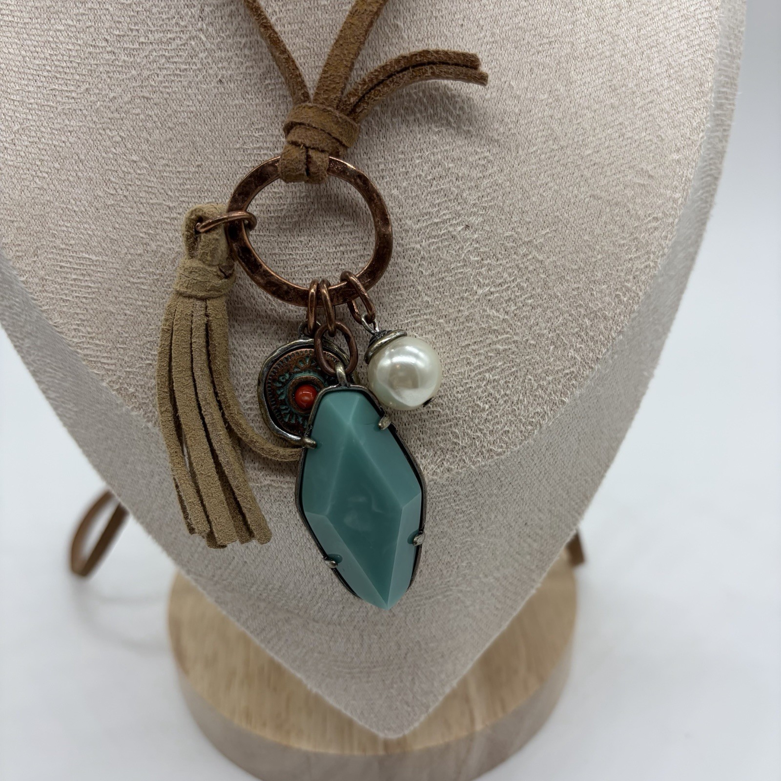 Vintage Necklace Leather 8.5 Length Leather Cord