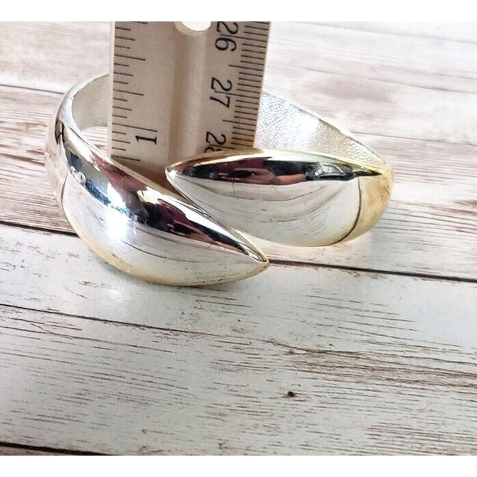Vintage Hinged Bracelet / Bangle – ** Discolored**