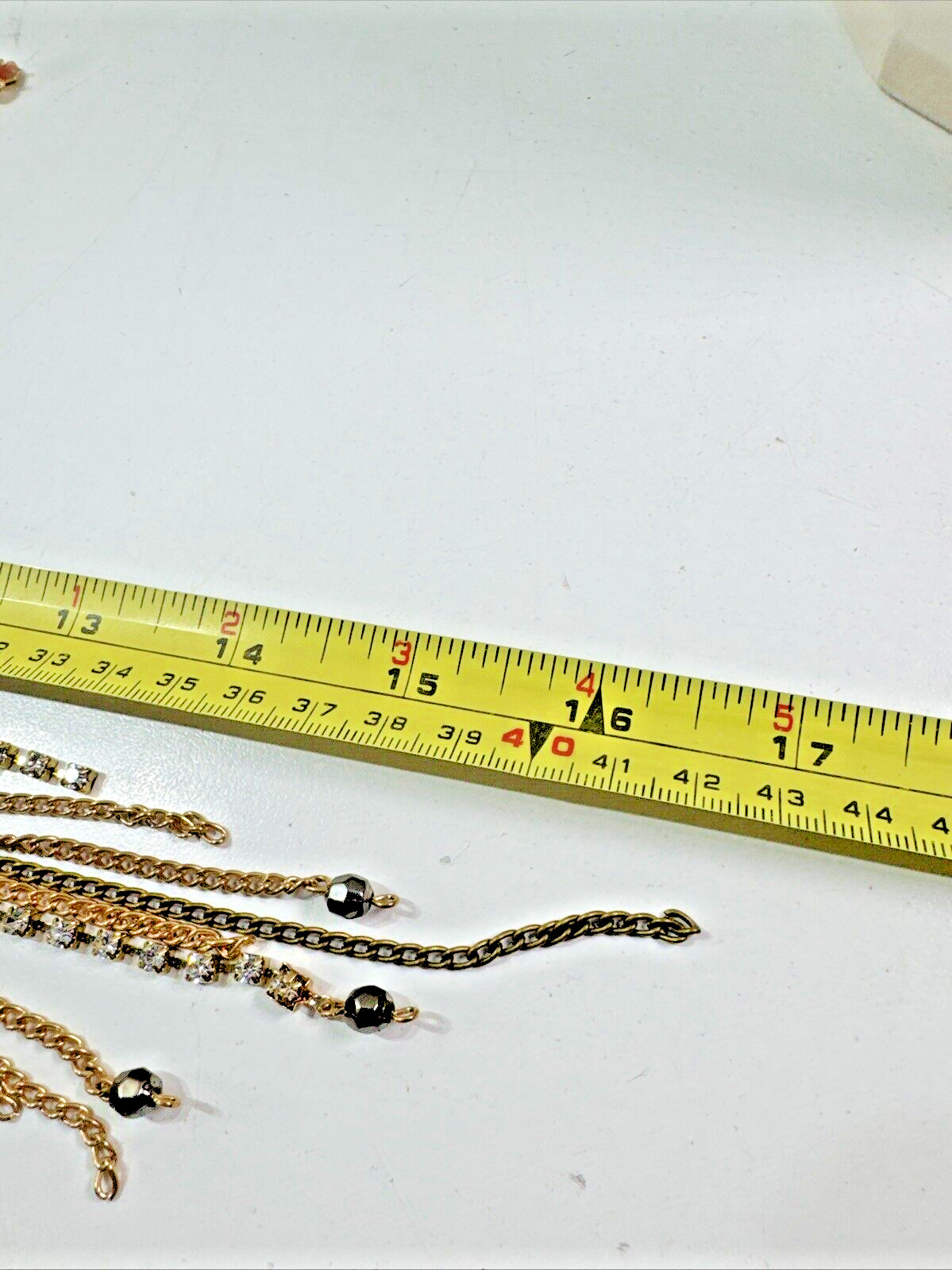 Beautiful Vintage Estate Lot 3x Beaded/Metal/STONES Necklaces 1 New w Tags