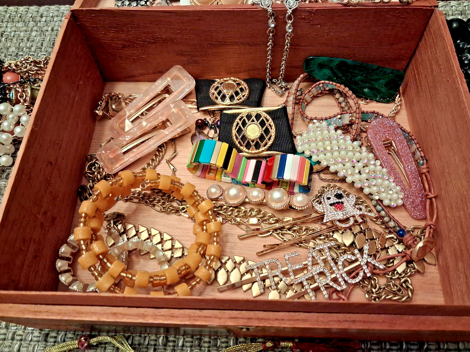 Vintage Modern Costume Jewelry Lot 50 + Pieces All Wearable Necklaces Bracelets