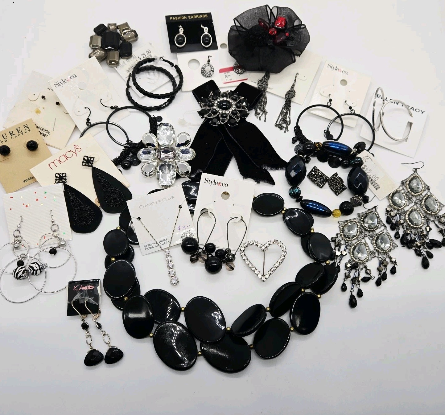 Designer Jewelry Lot Signed Unsigned 5 Pounds Over 71 Pieces Vintage Costume