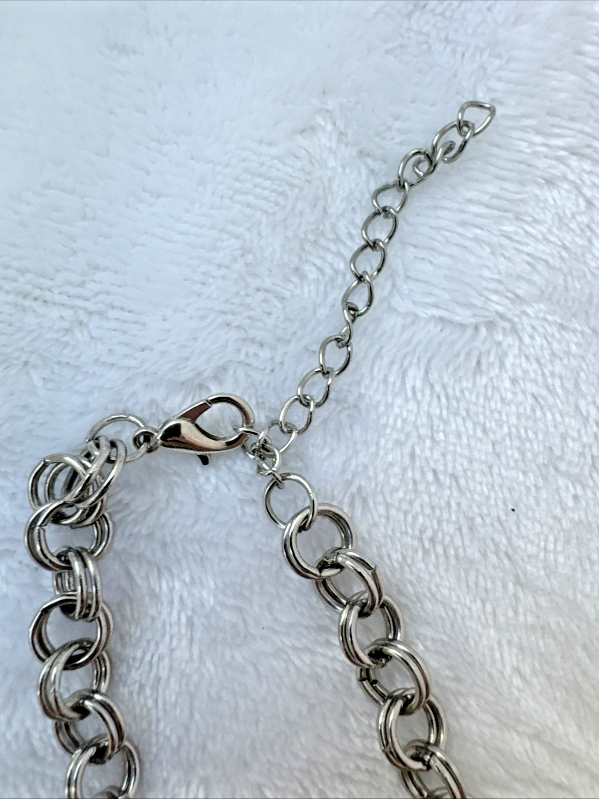 Vtg CHUNKY 1990s 80s y2k statement Brutalist Metal Modernist Necklace Unique