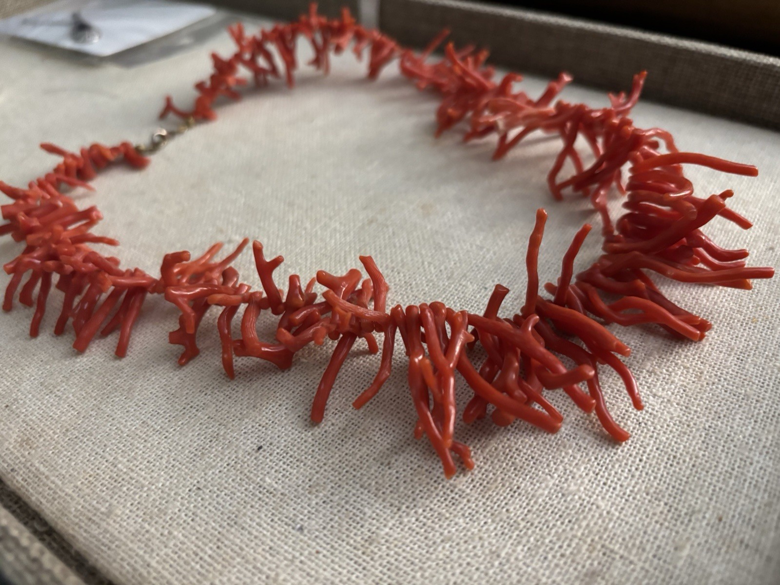 Genuine Tested Red Coral Branch Necklace – 18” – Large Coral Branch Necklace
