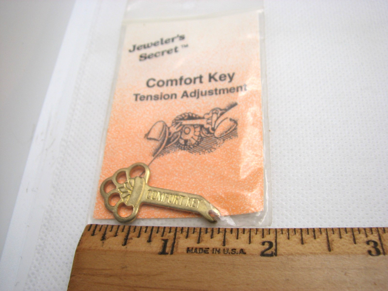 Vintage Comfort Key Clip On Earring Tension Adjustment Tool by Jeweler’s Secret