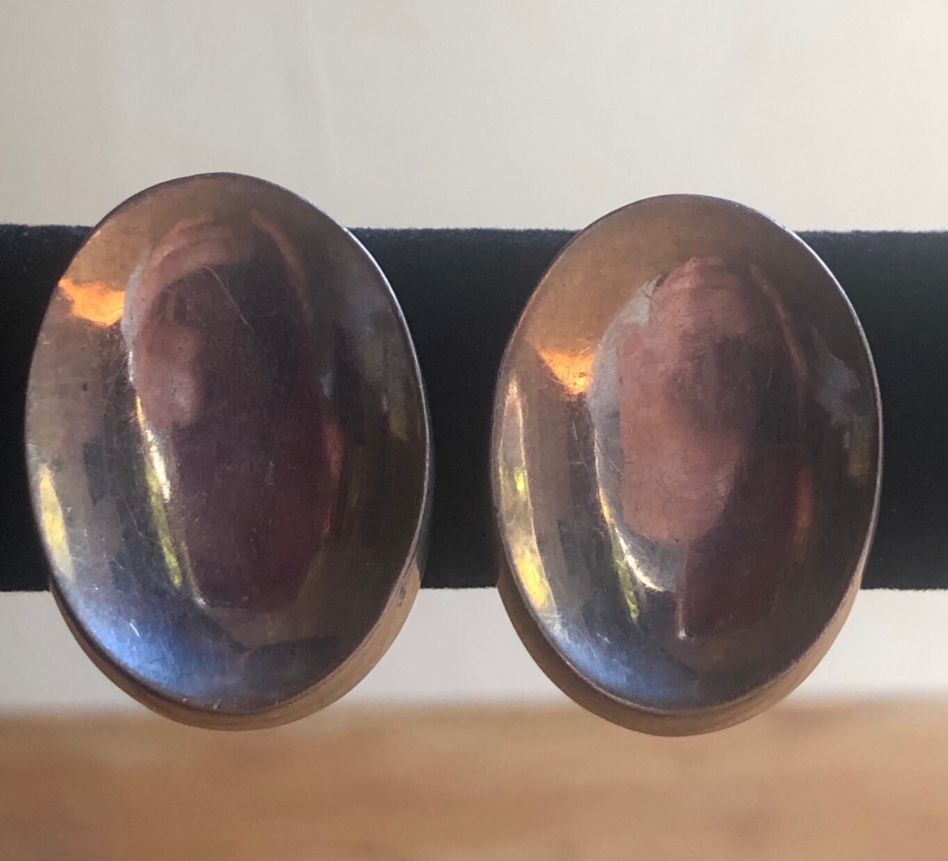 Antonio Pineda Los Castillo Sterling Earrings Modernist Mid-Century MCM