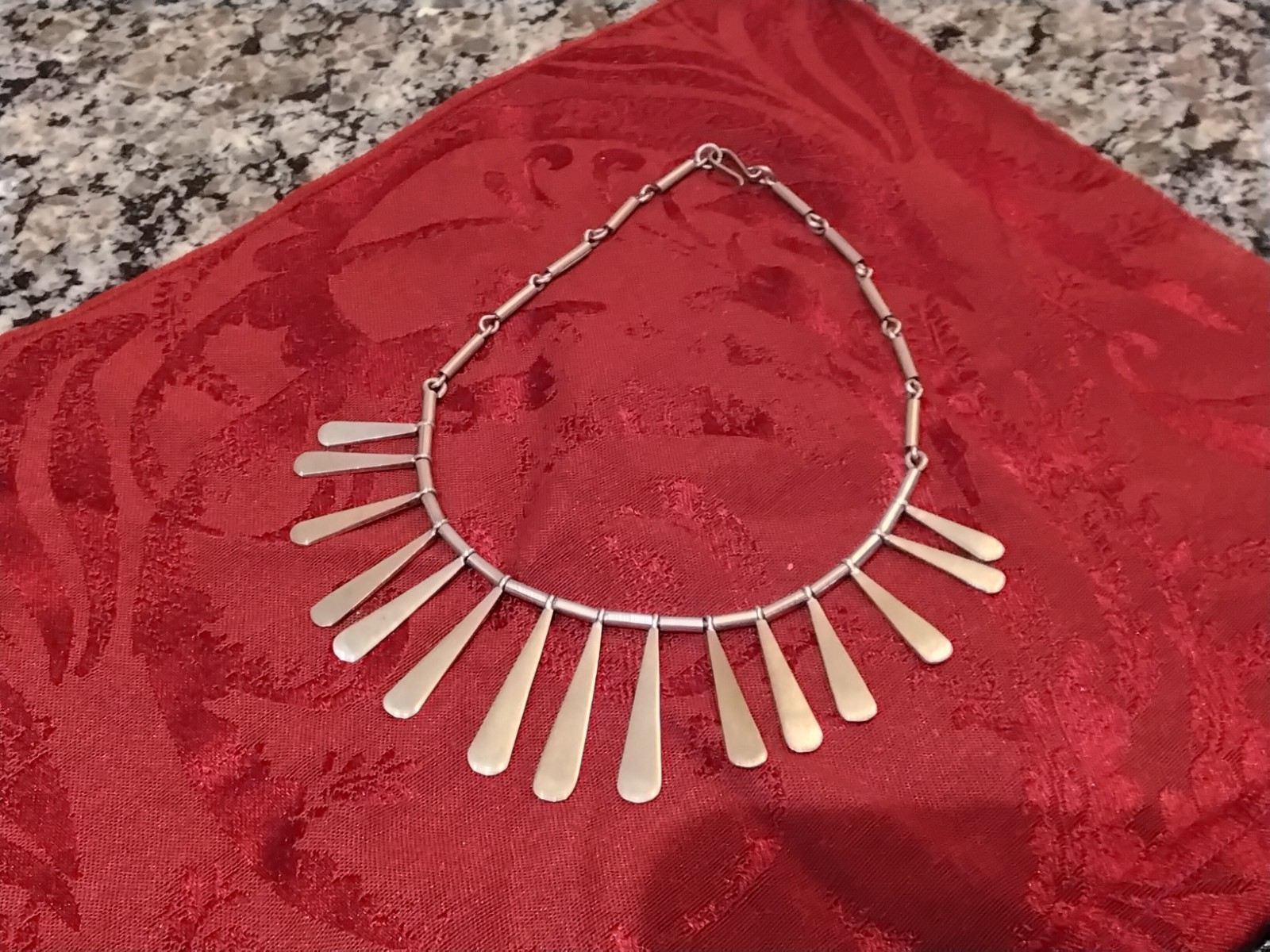 ~ Dazzling Drop Dangle Vintage Choker Statement Necklace ~