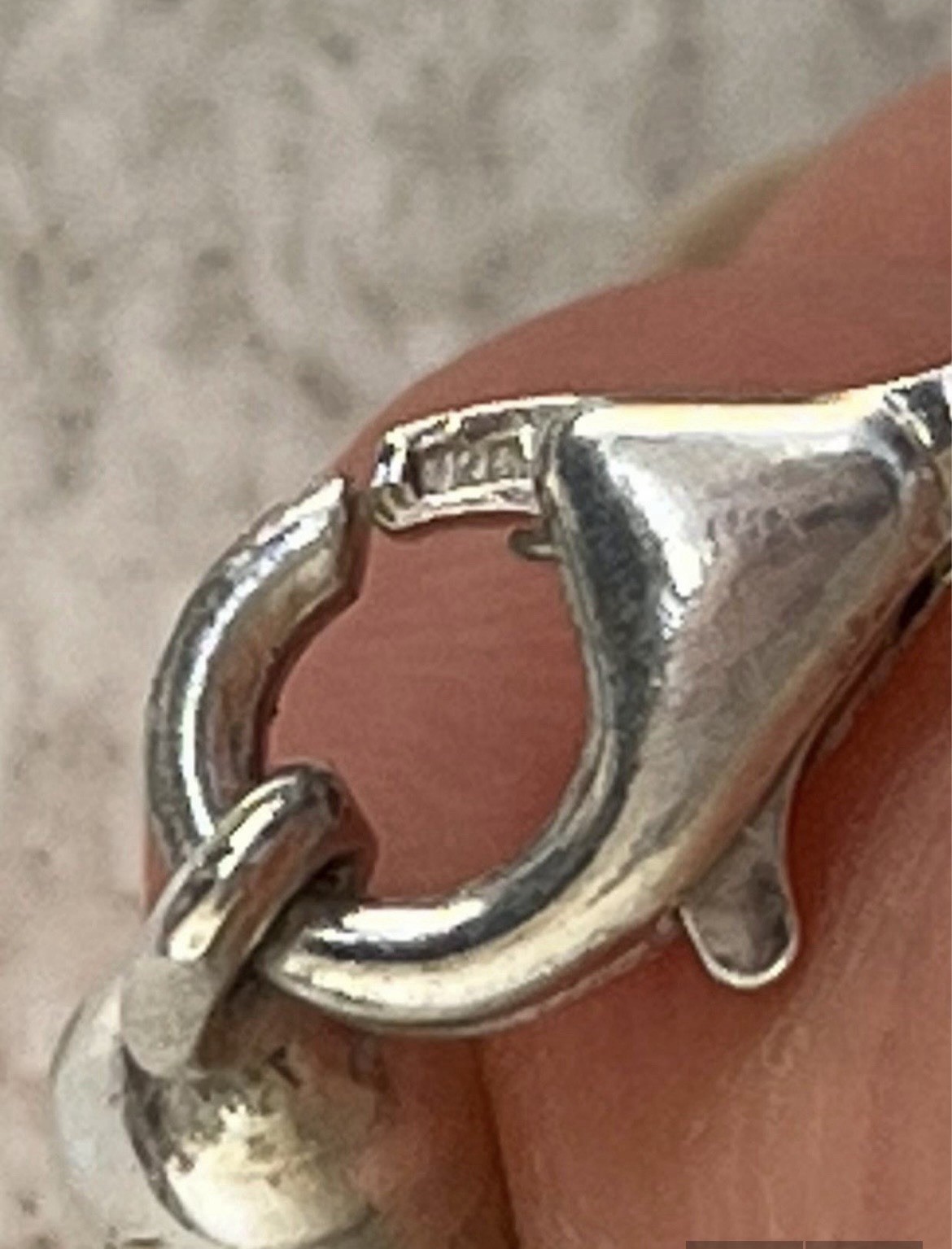 925 Signed Running Horse Pendant On black Leather Cord