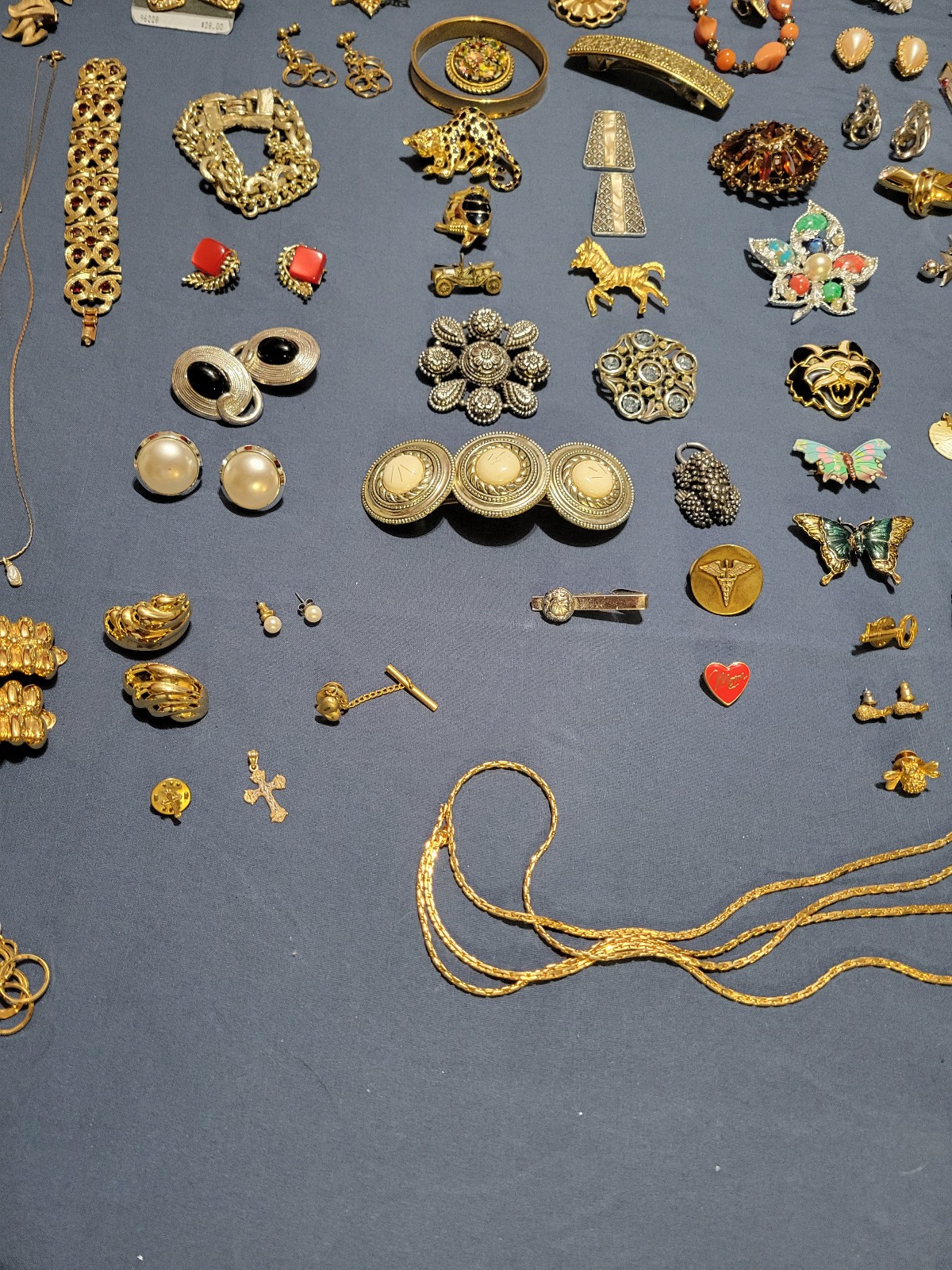 Vintage Costume Jewelry-6 lbs.-Weiss,Kramer,Monet,Coro,Trifari,Sterling,GF ETC.