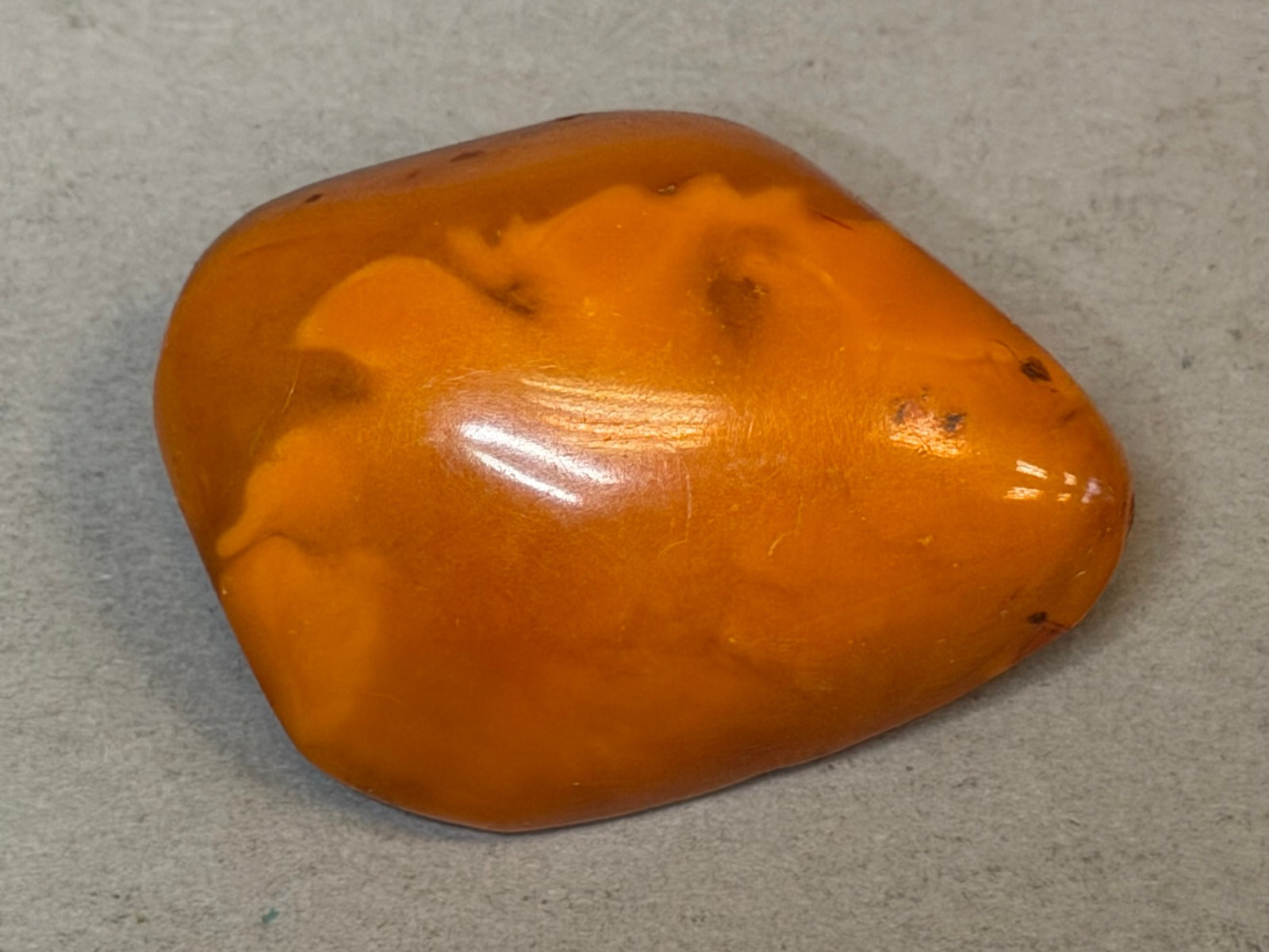 NATURAL OLD ANTIQUE YELLOW BUTTERSCOTCH BALTIC AMBER BROOCH 11,4 gr