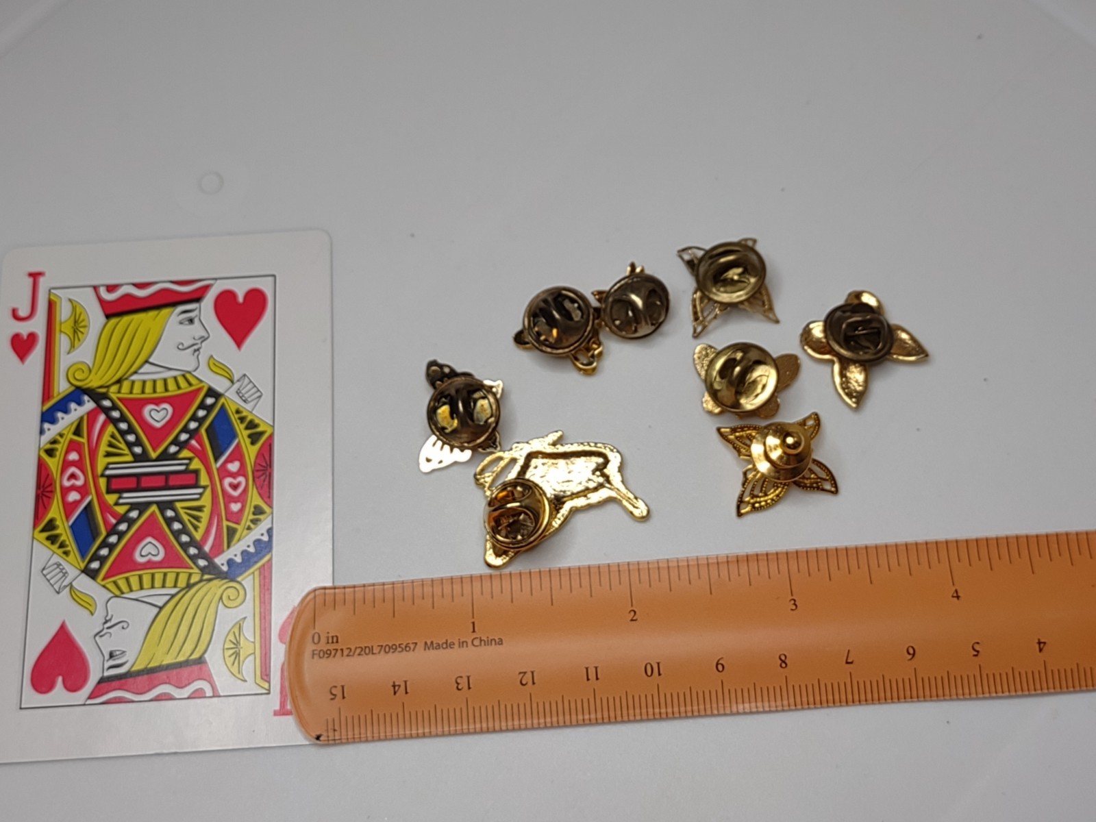 Lot Of 8 Gold Tone Butterfly Pins 8 Pc Butterfly Pin Lot