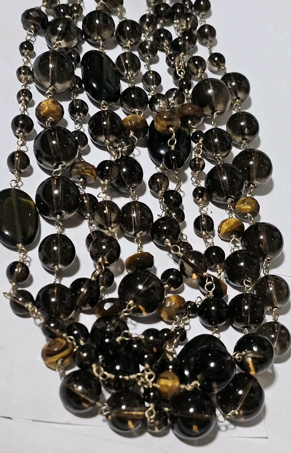 Japan Austria West Germany Glass Plastic Beaded Huge Lot Necklace Earrings