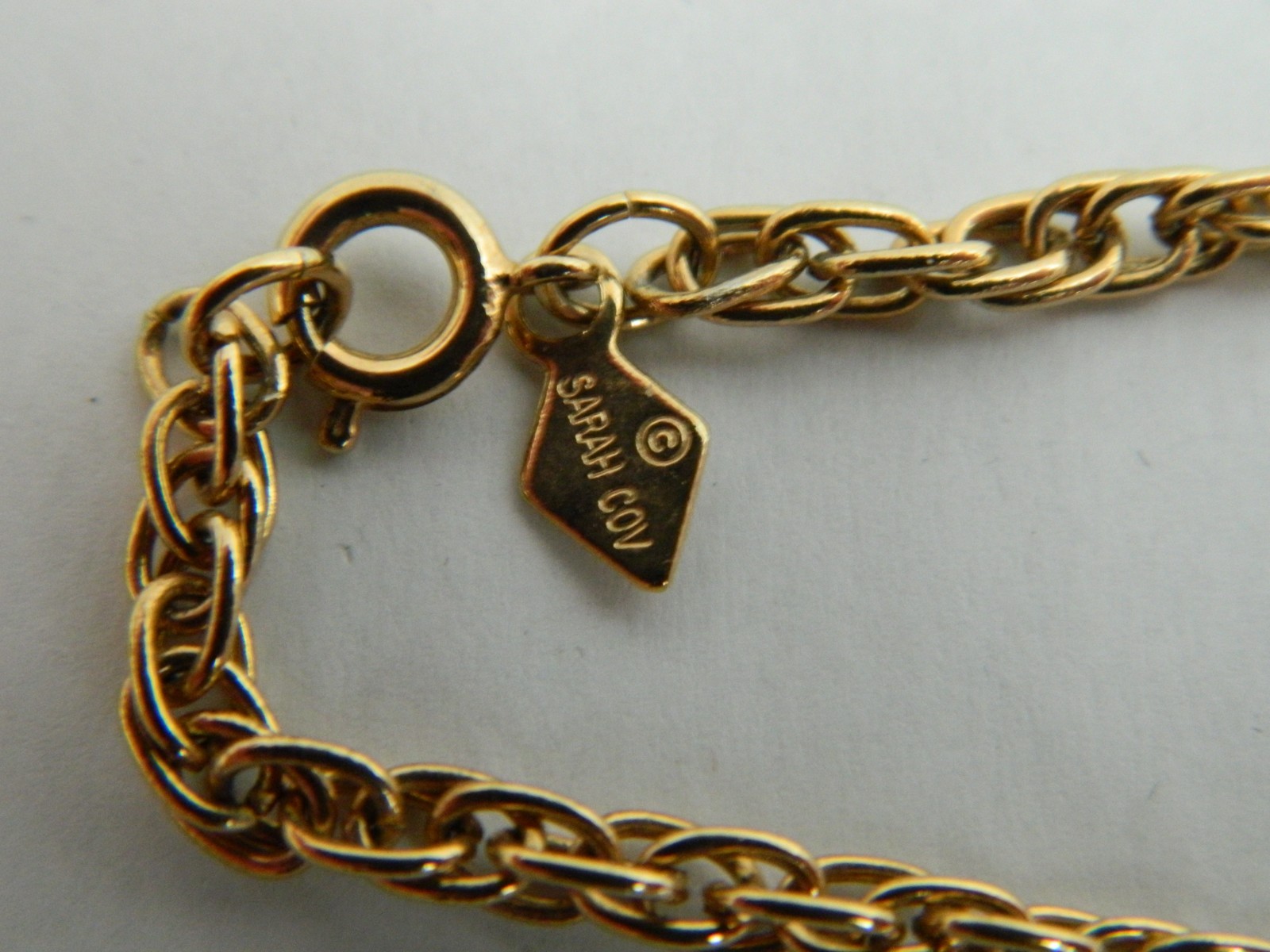 Vintage Sarah Coventry Honey & Amber Shade Discs Gold Tone Necklace