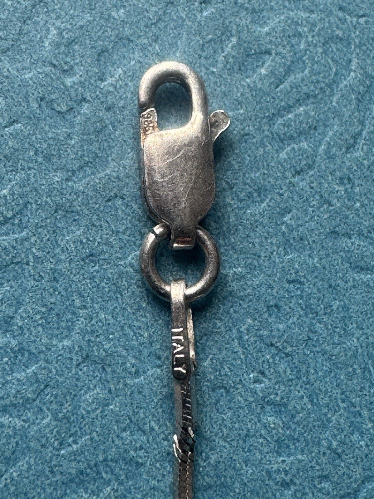 Vintage.925 Sterling Silver Angel on Heart Pendant Necklace Size 16”