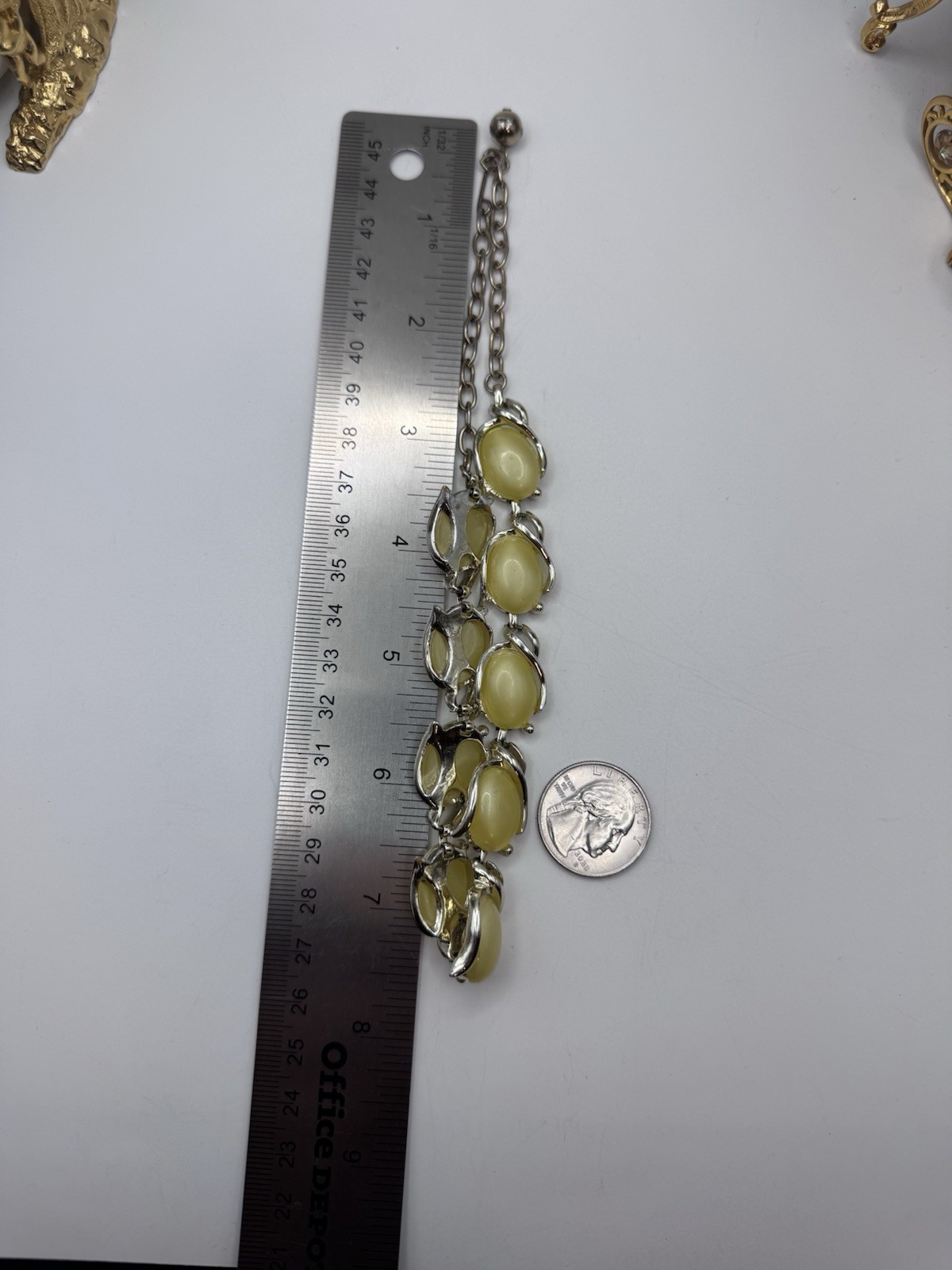 Vintage Coro Lemon Thermoset Necklace & Bracelet Set Unsigned