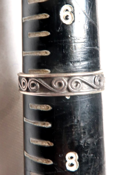VINTAGE SOUTHWEST STERLING SILVER RING ~ SIZE 7 ~ signed: 925